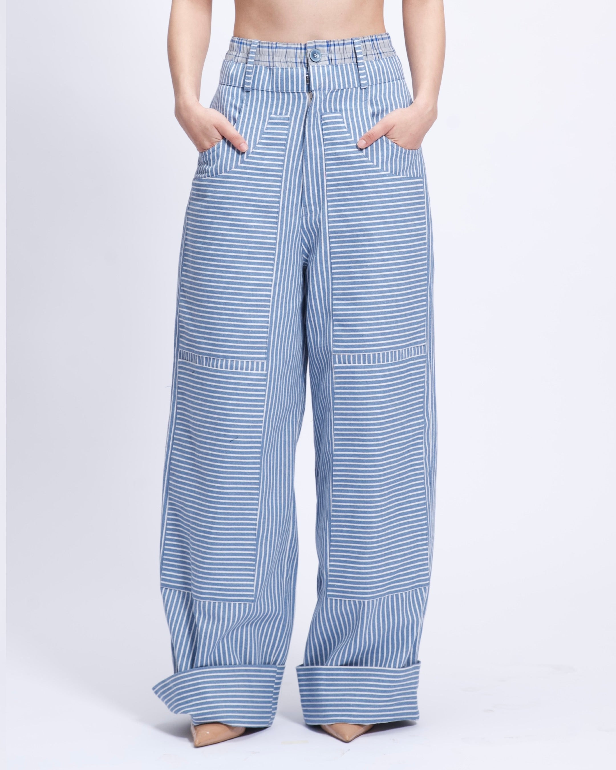 Luna Stripe Trouser