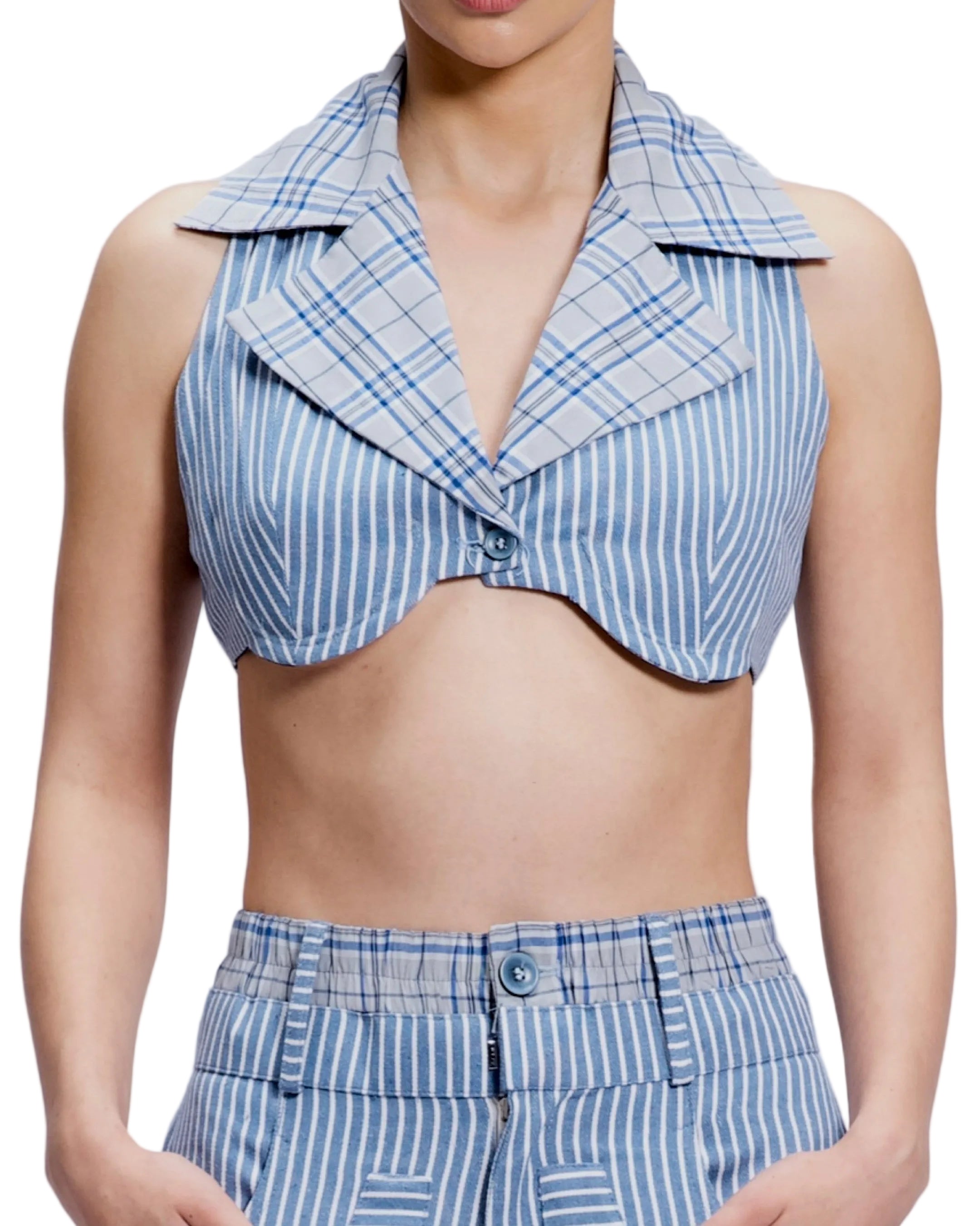 Luna Stripe Halter Top