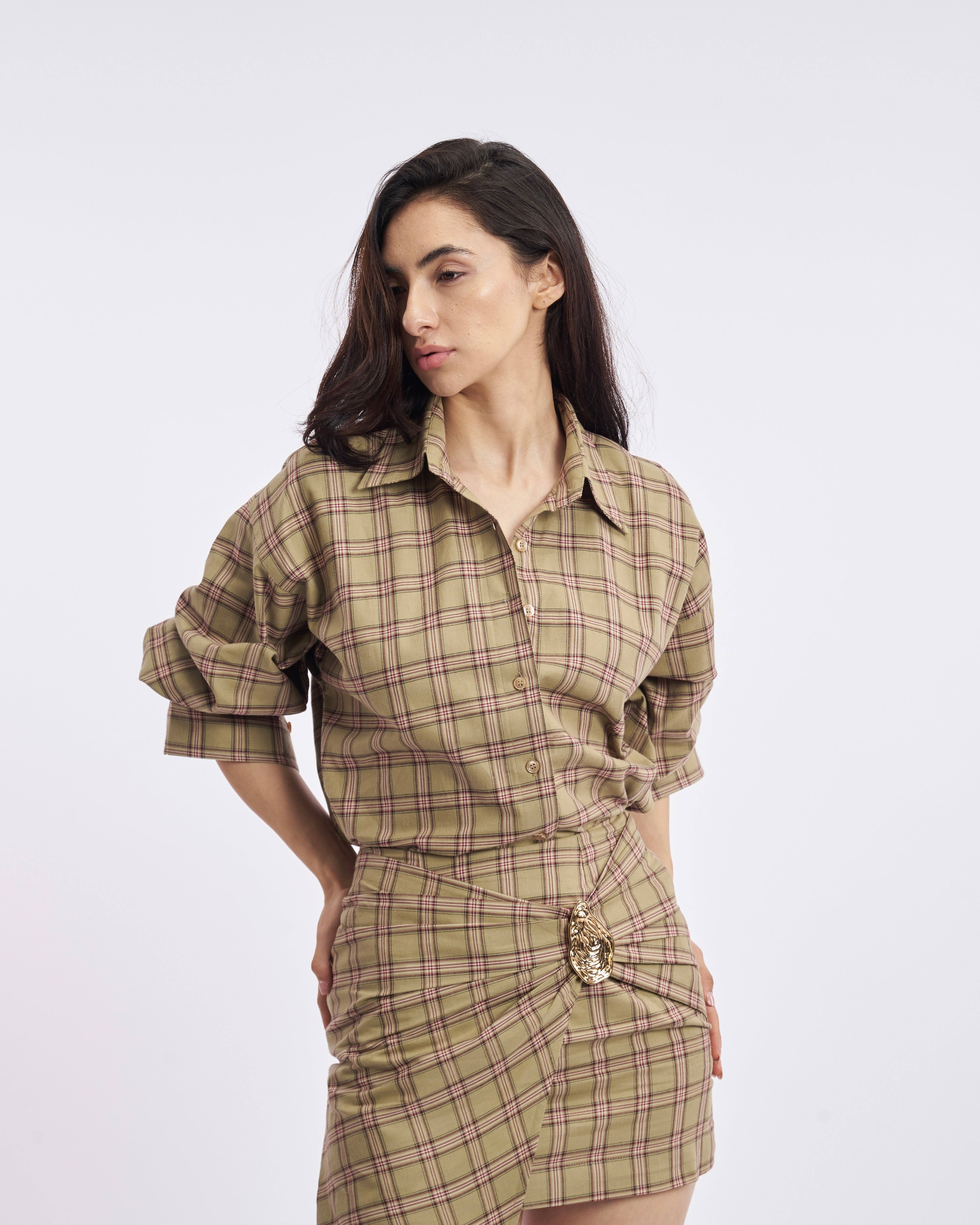 Green checkered Shirt