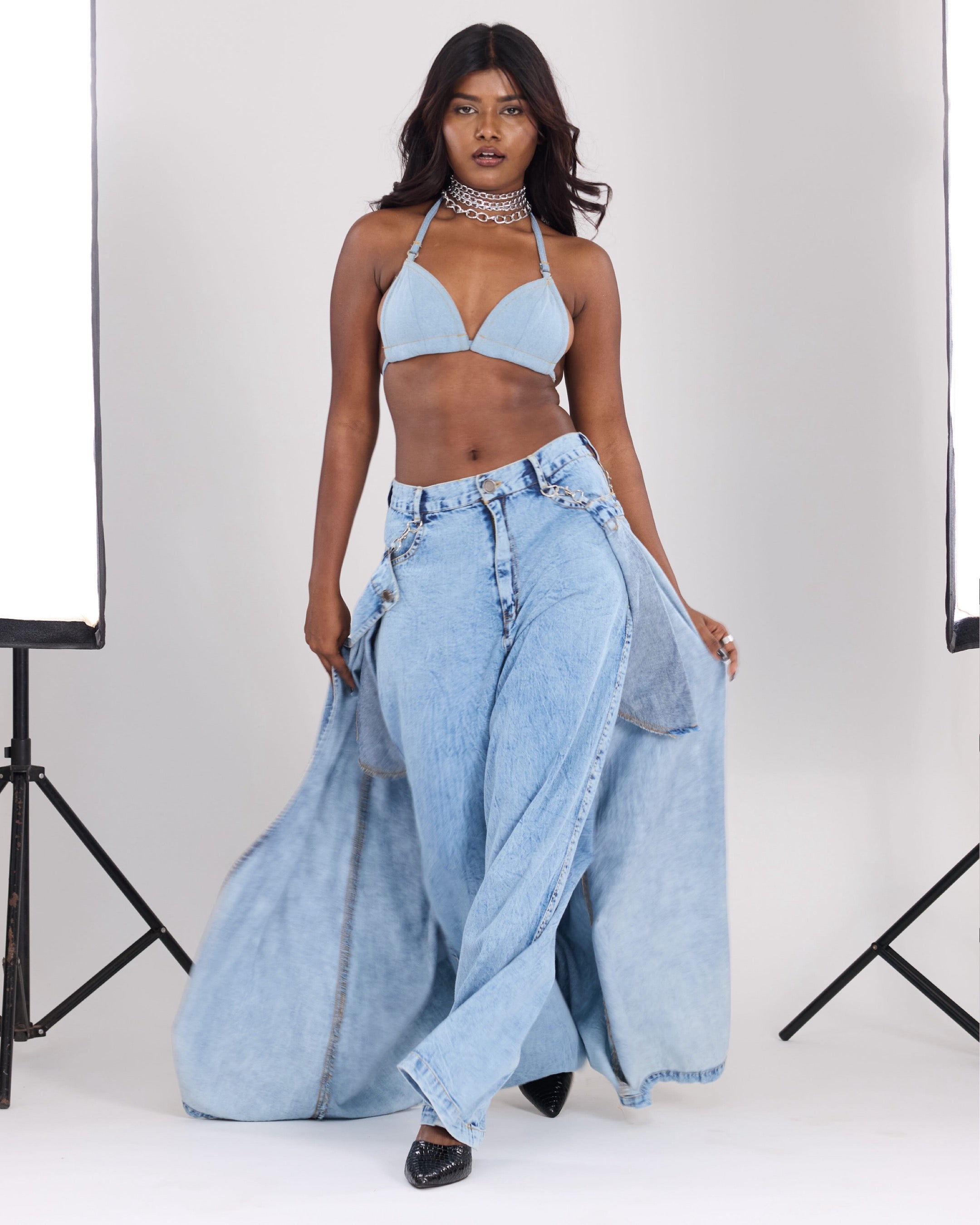 Midi skirt Denim