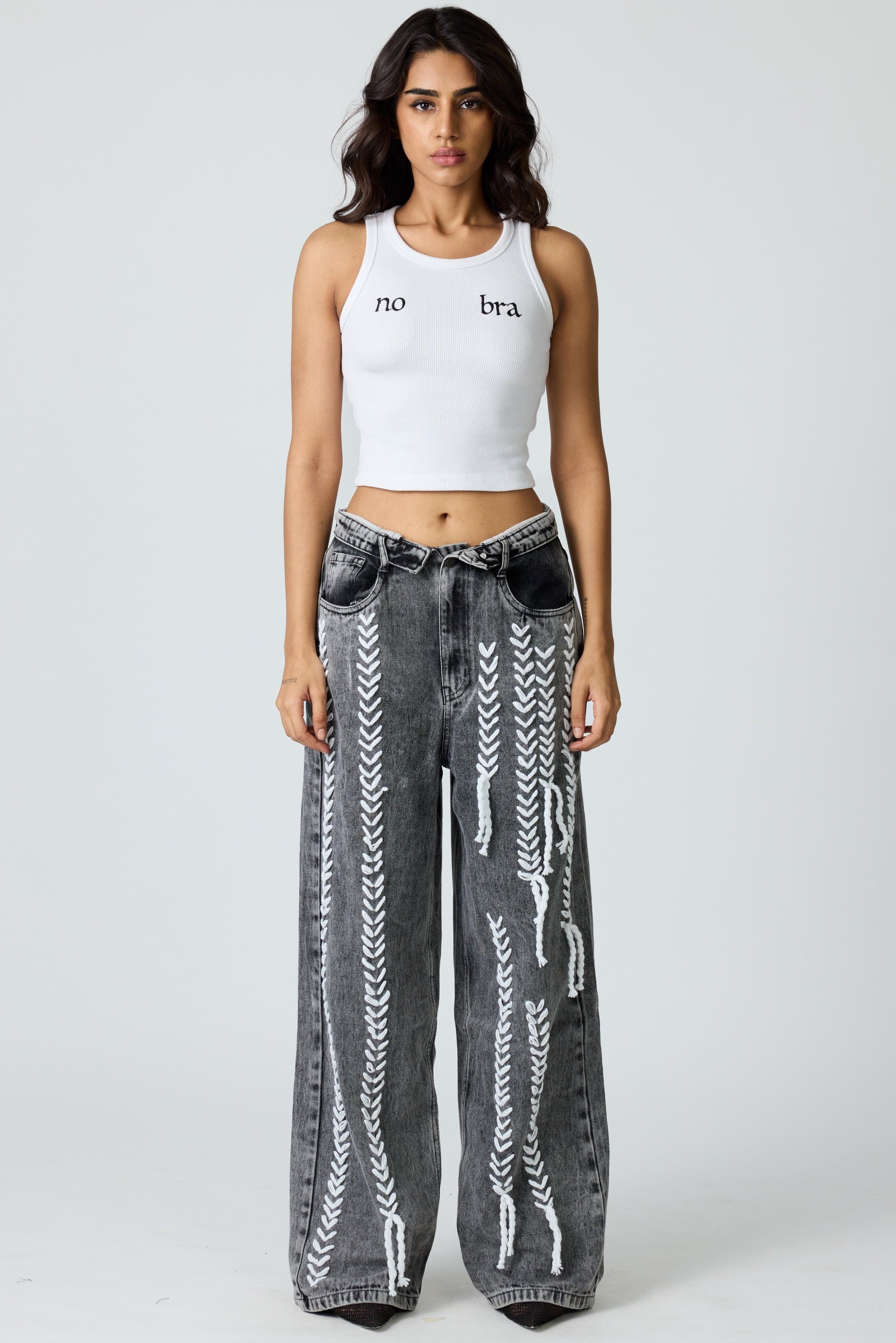 Embroidered Denim