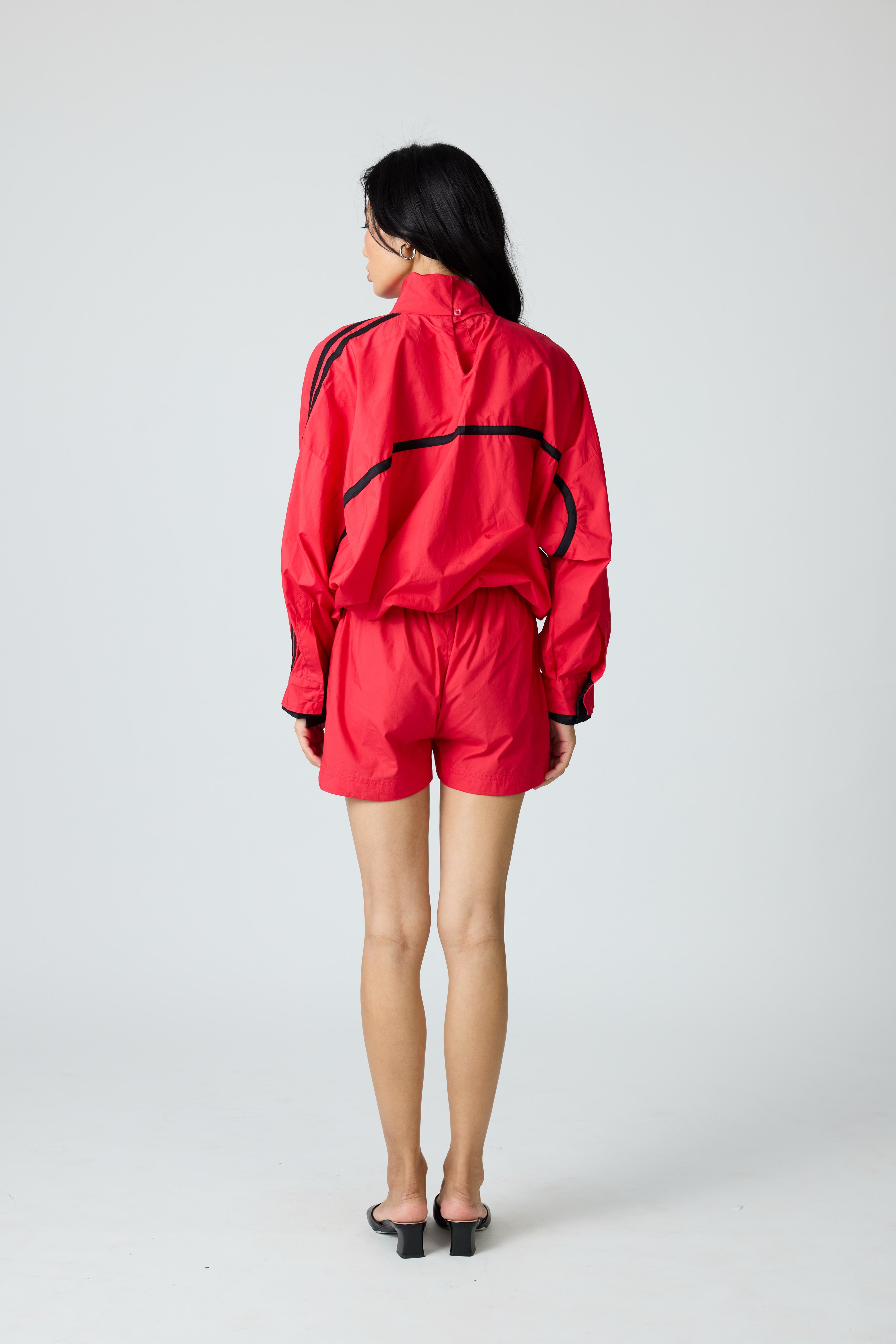 Red Block Shorts