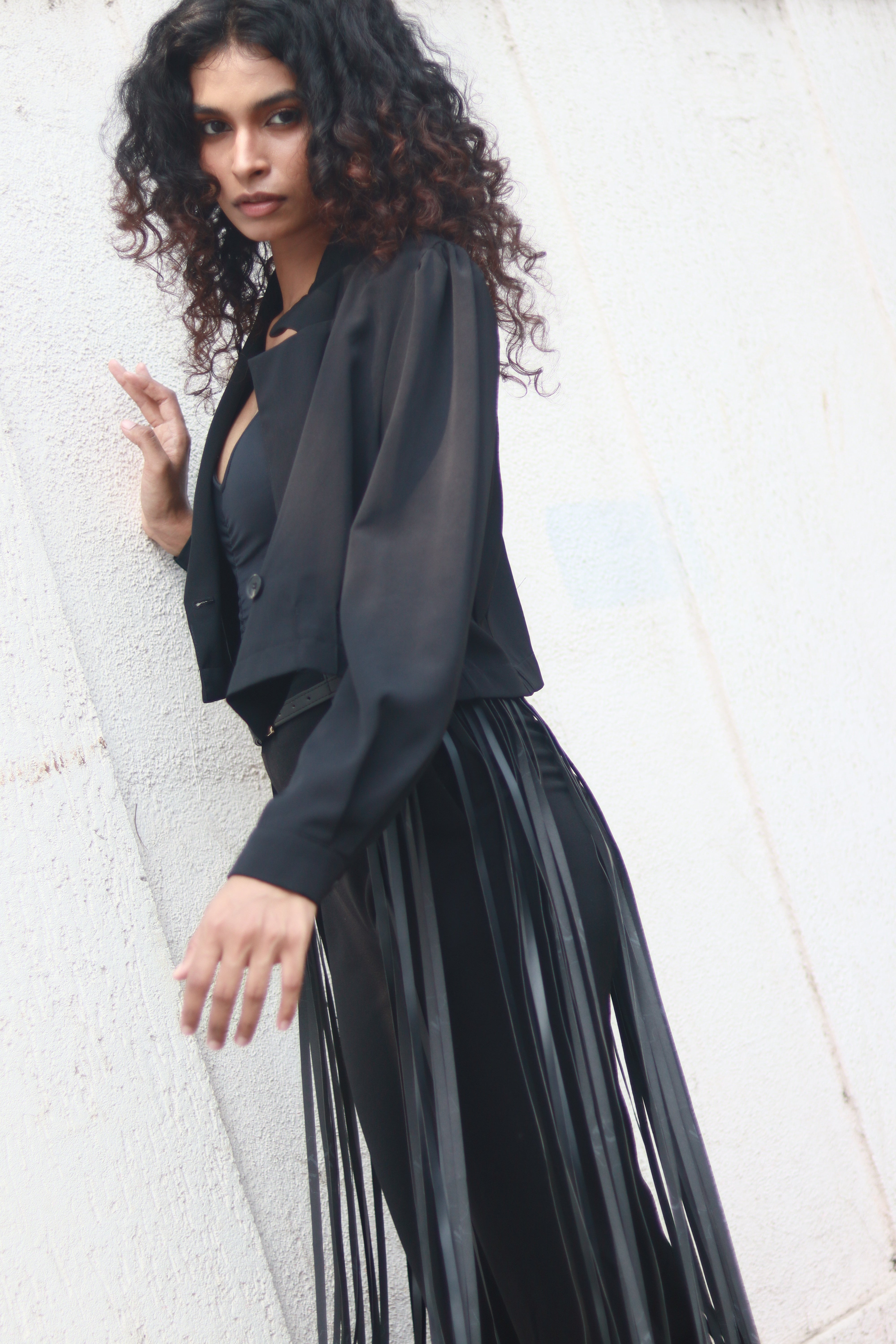 Midnight Fringe Belt