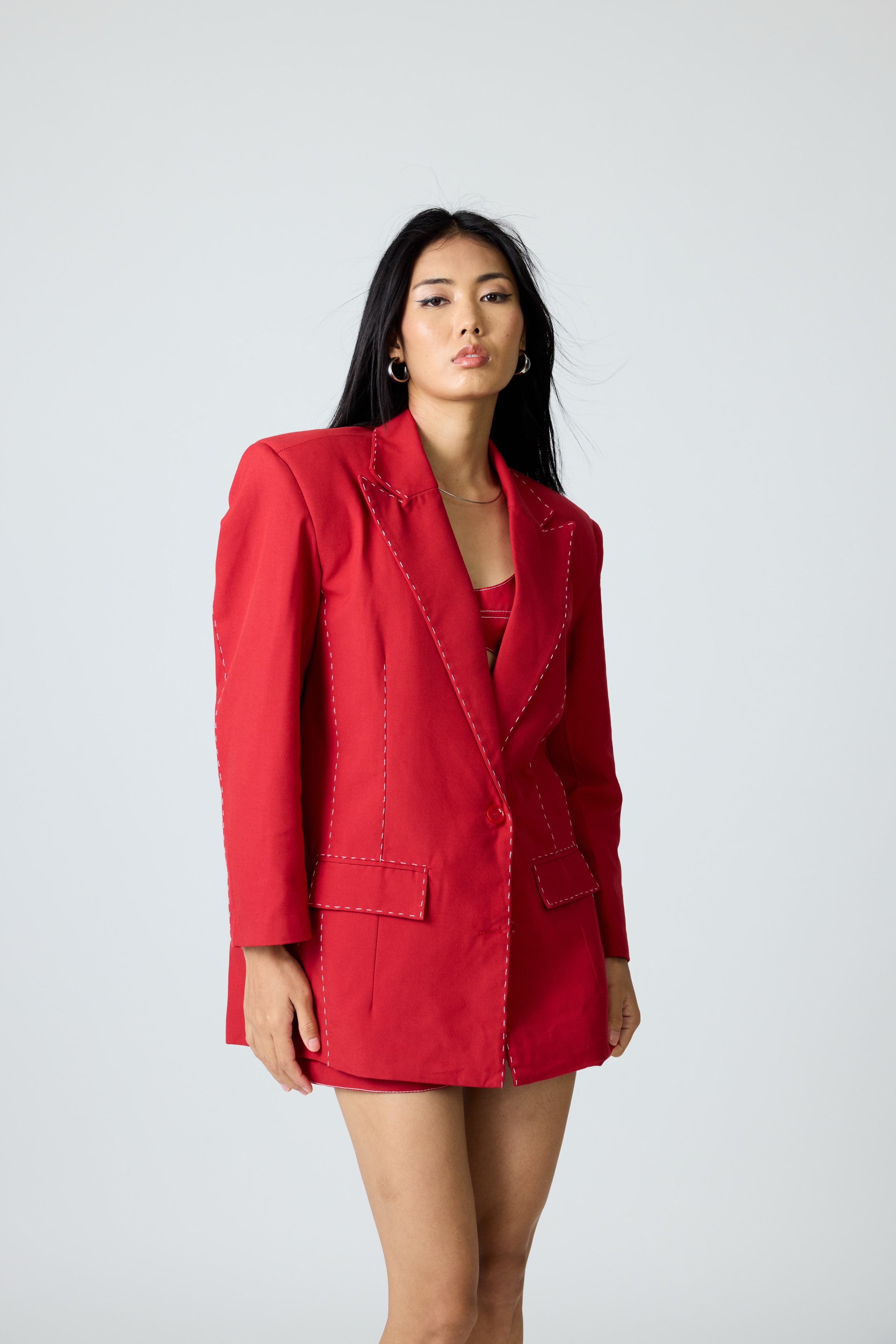 Erryn Red Blazer