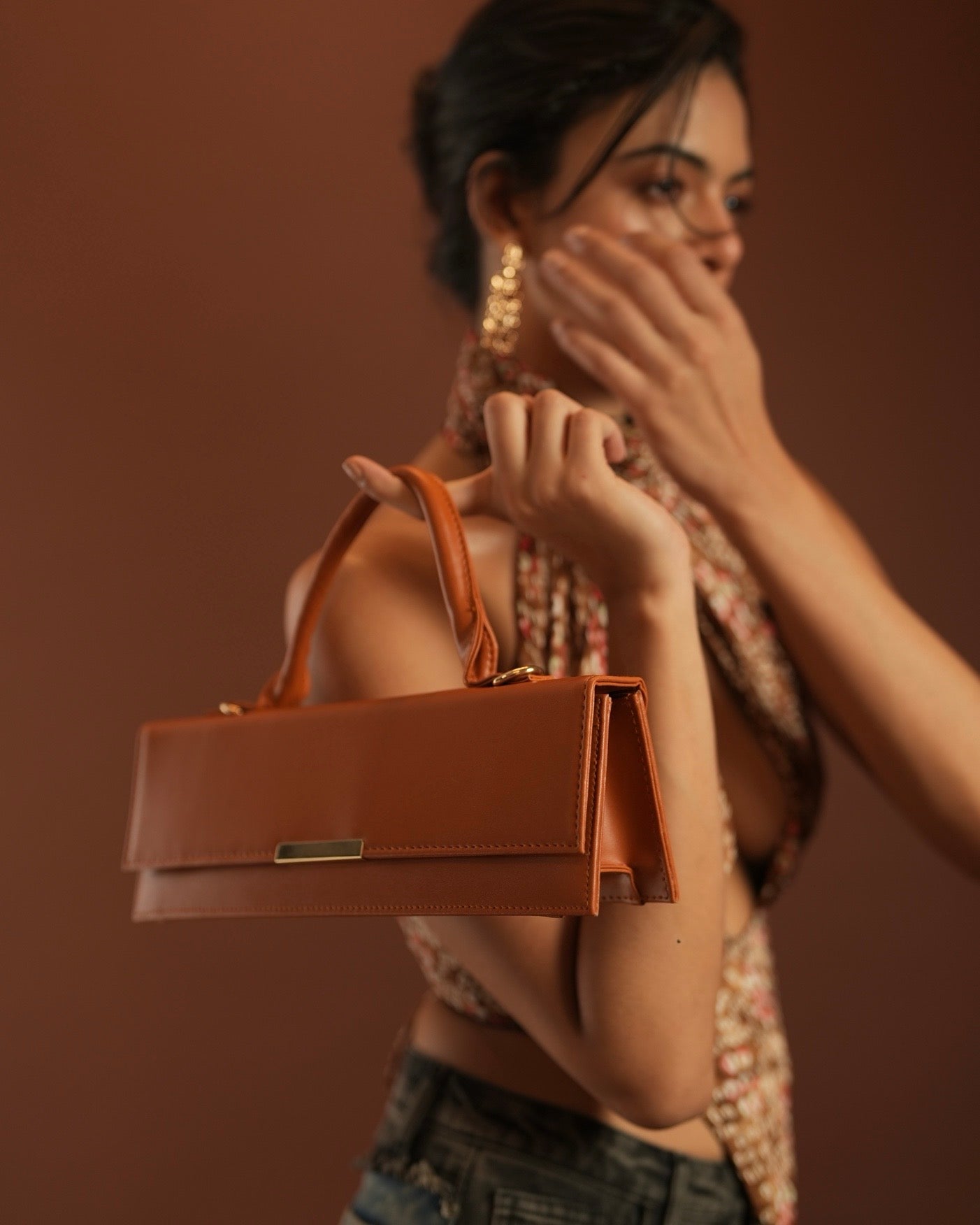 Terra Box Bag - Tan