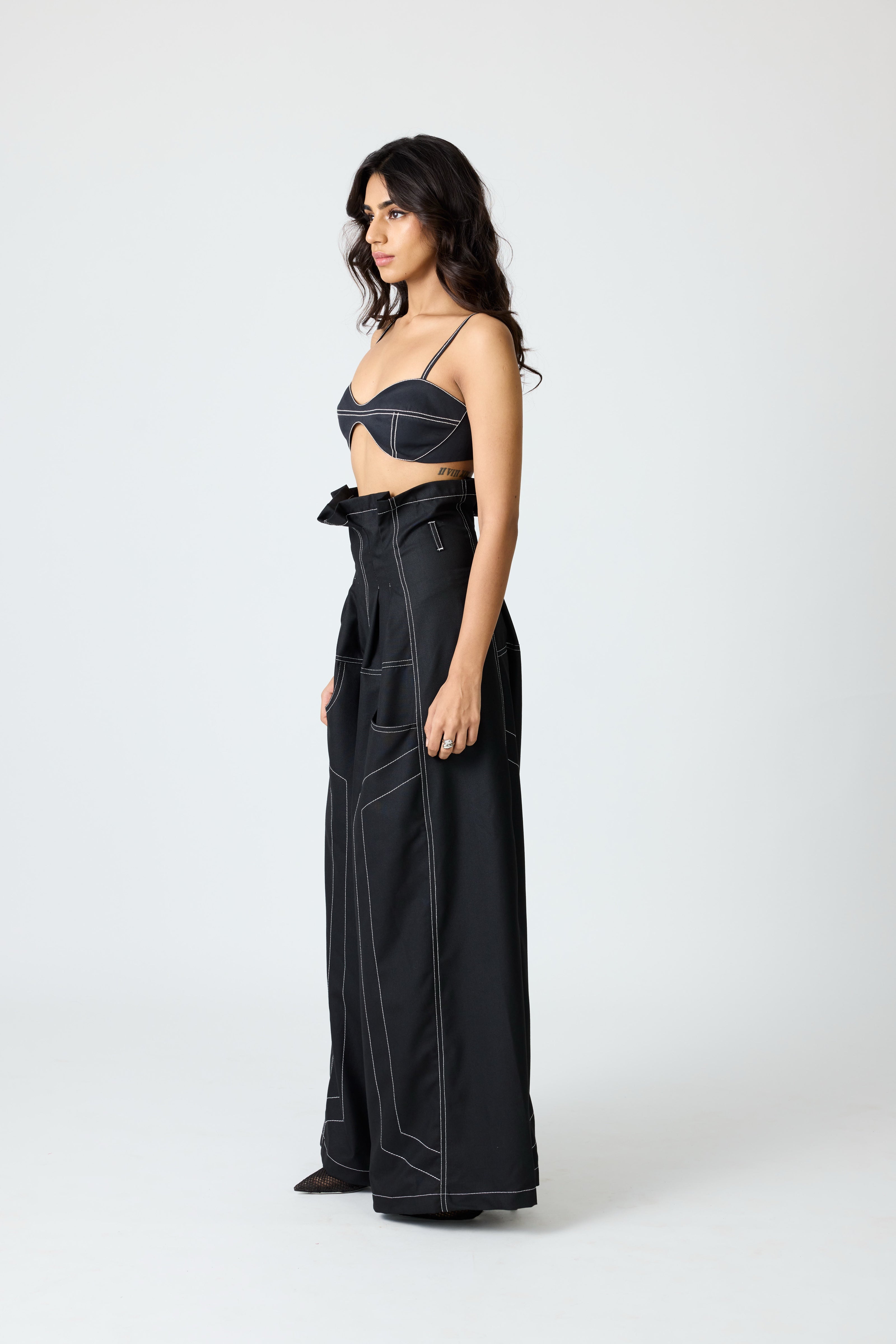 Erryn Black Georgie Corset Denim