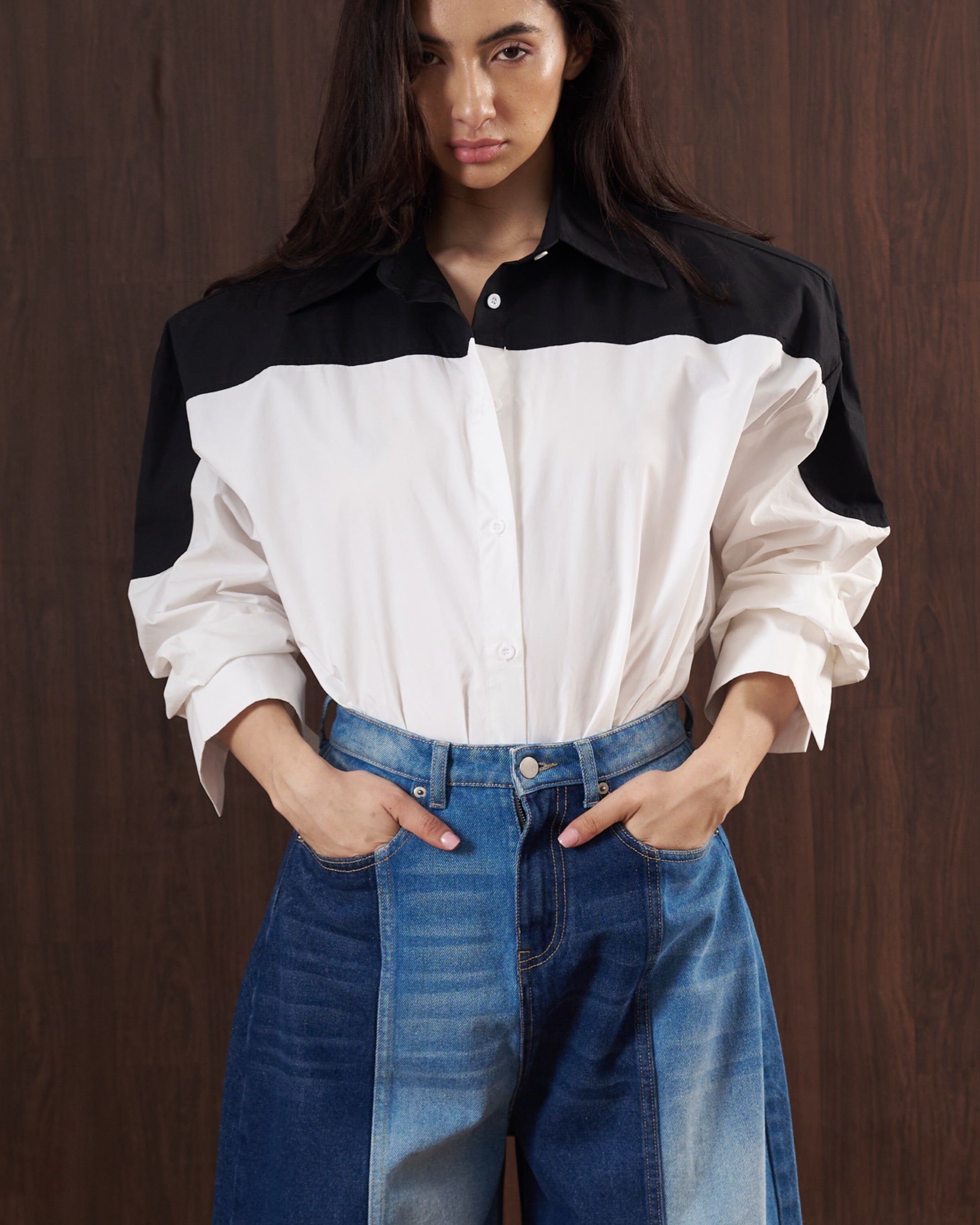Colour Block Shirt