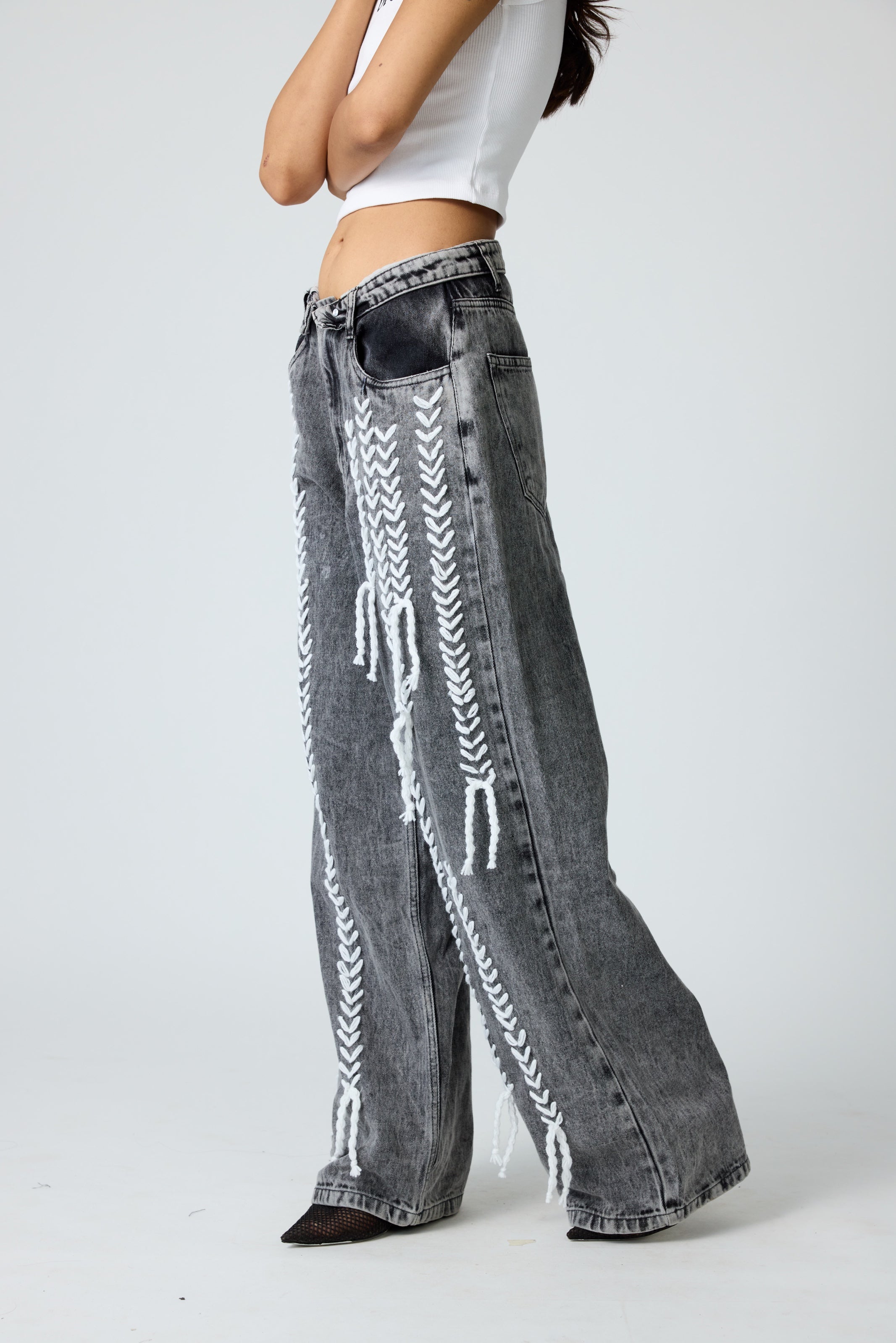 Embroidered Denim
