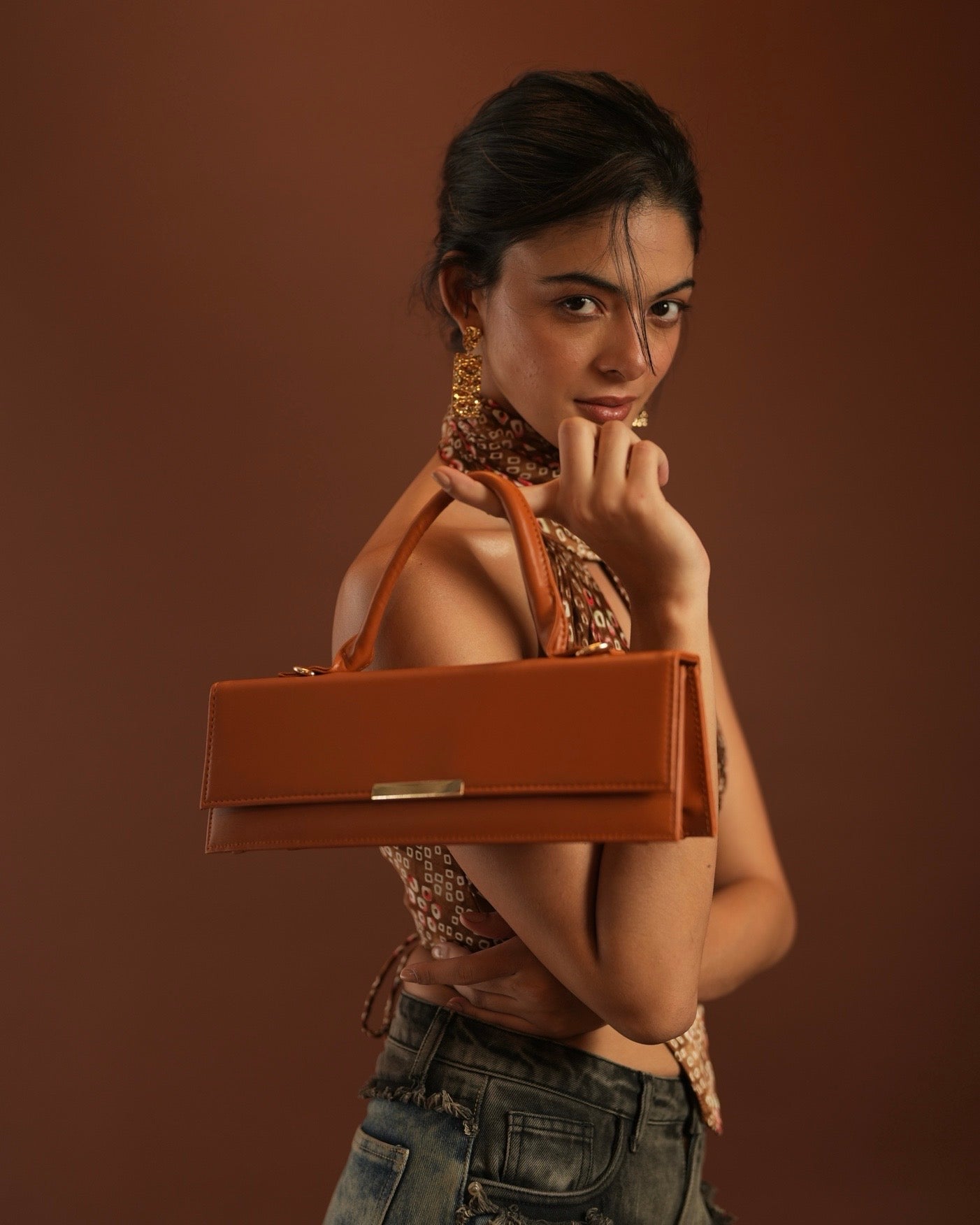 Terra Box Bag - Tan