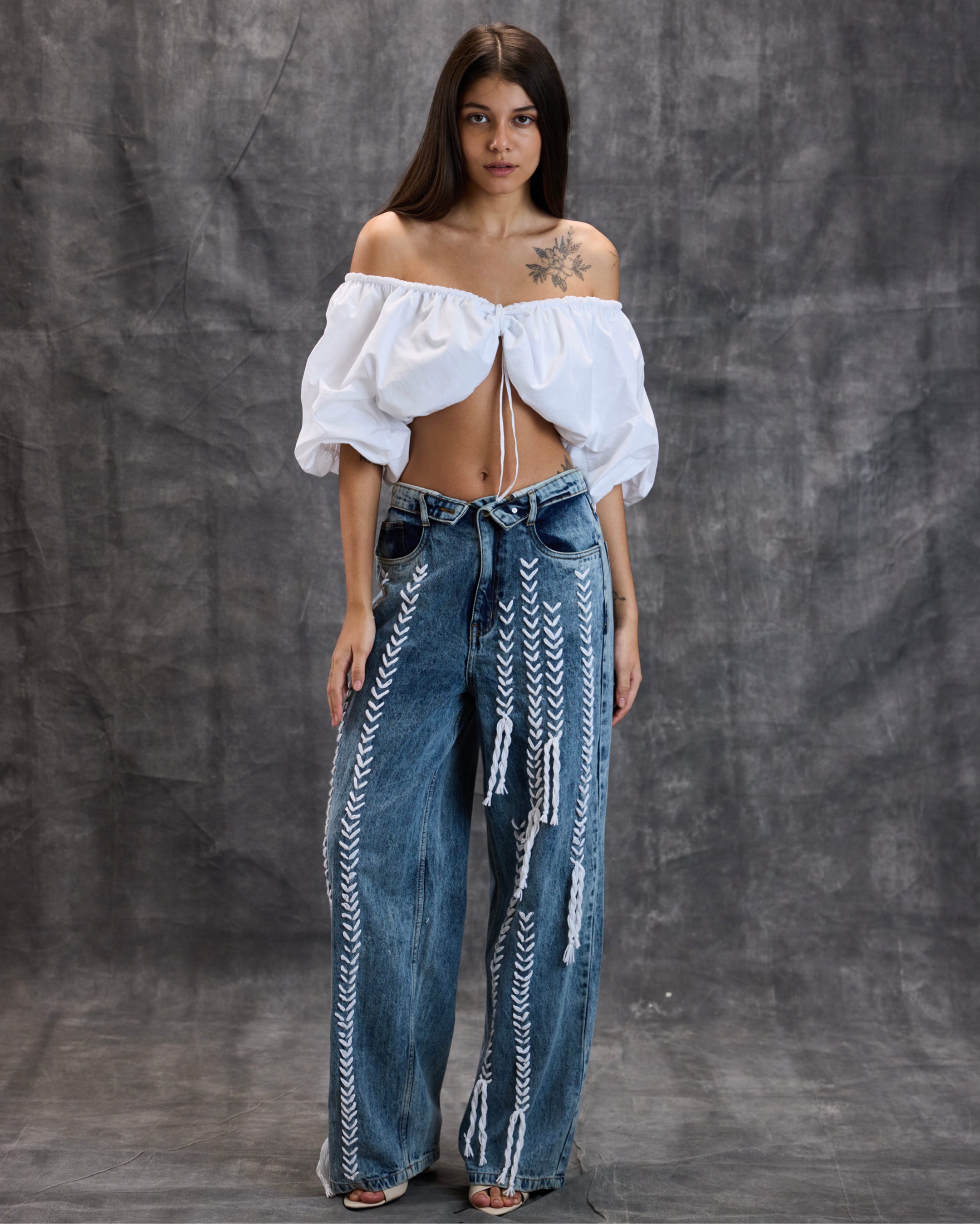 Embroidered Denim
