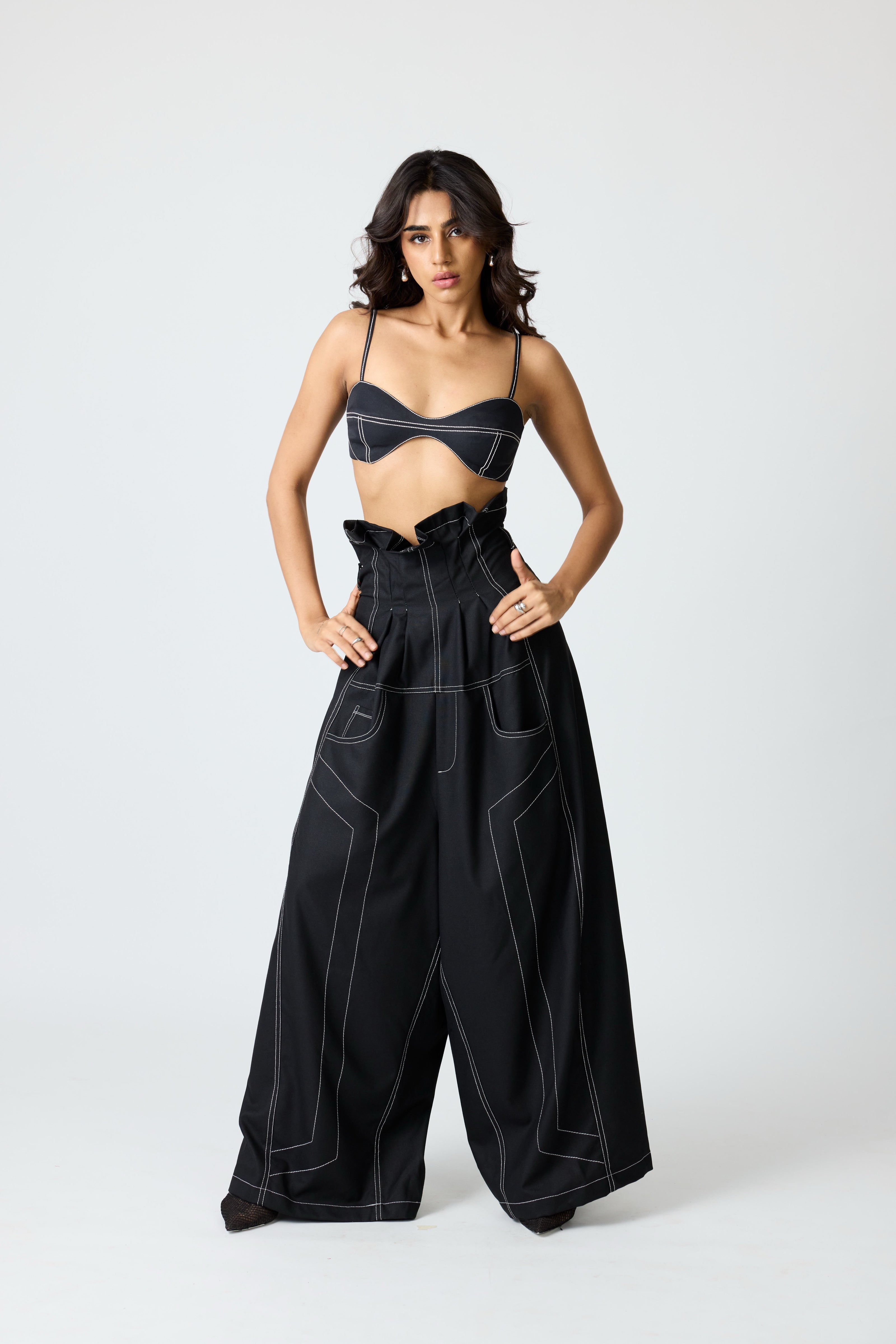 Erryn Black Georgie Corset Denim