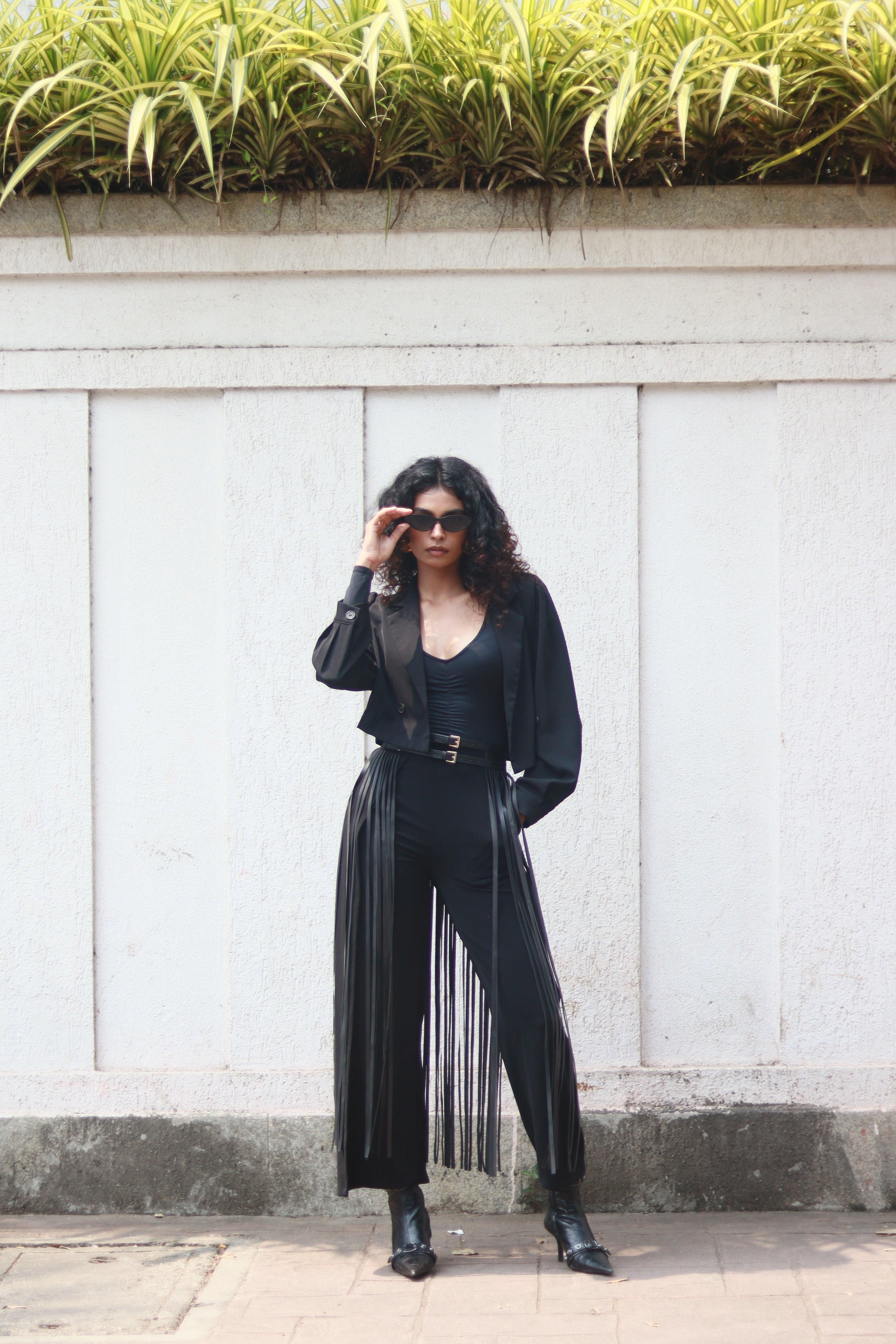 Midnight Fringe Belt