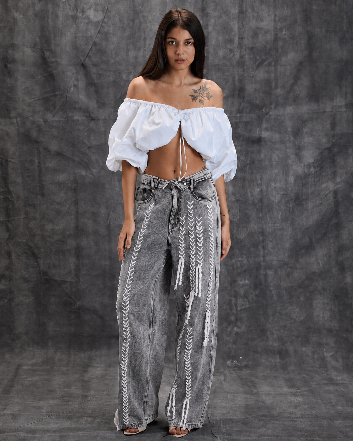 Embroidered Denim