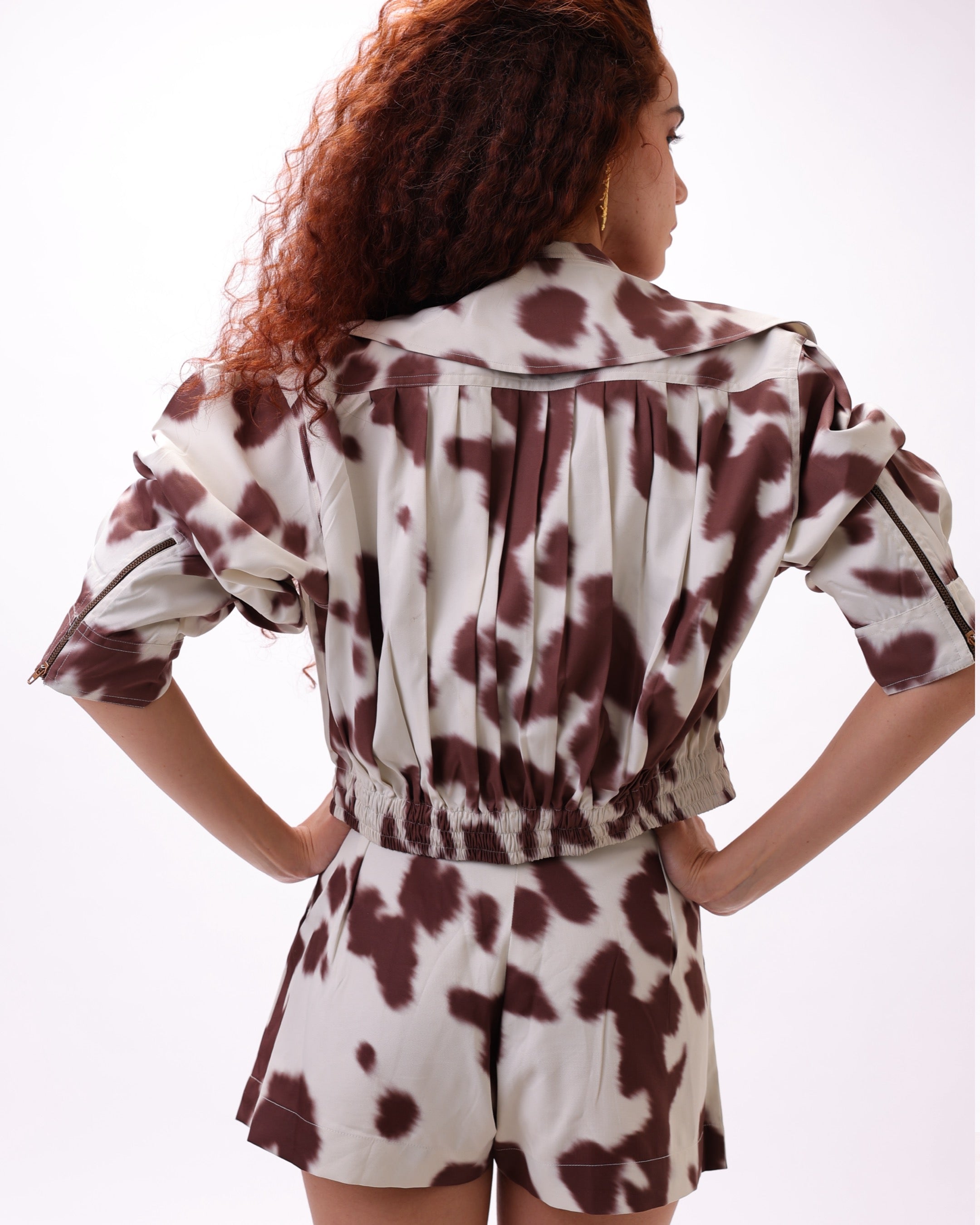 Cow print Jacket