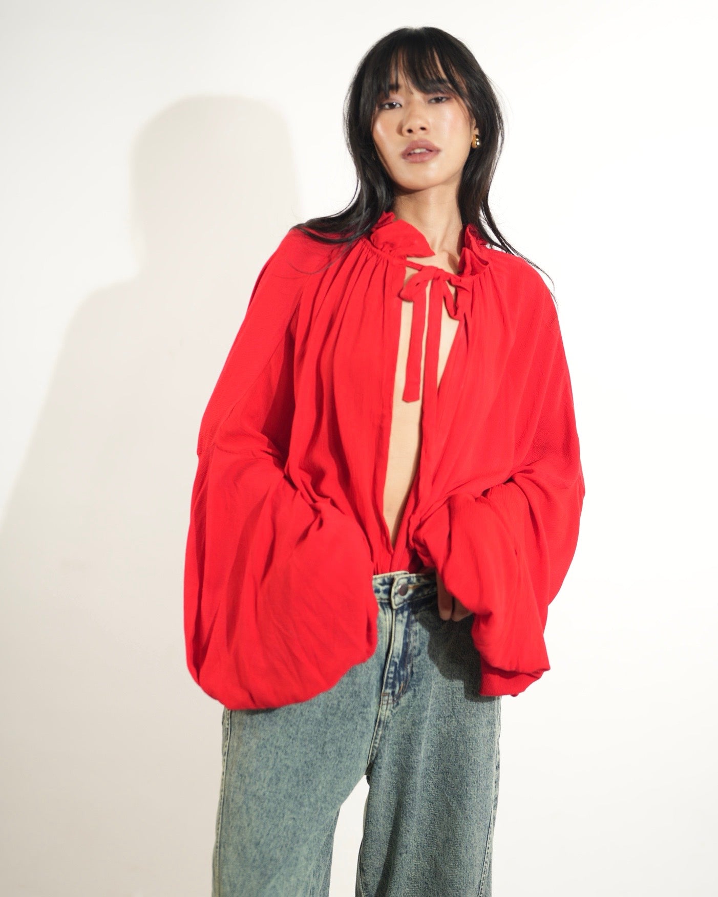 Rayon Volume Shirt