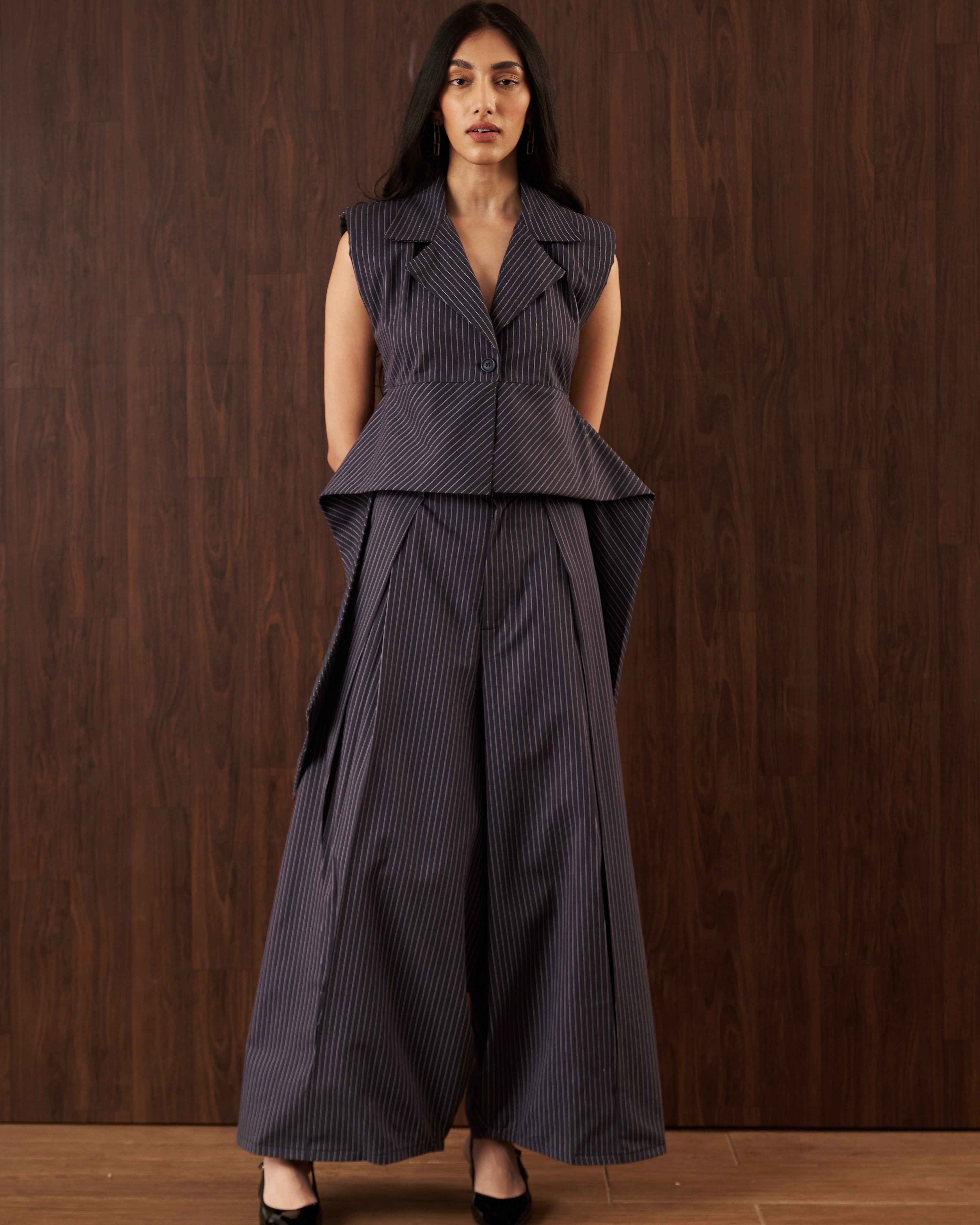 Elin Pinstripe Pants