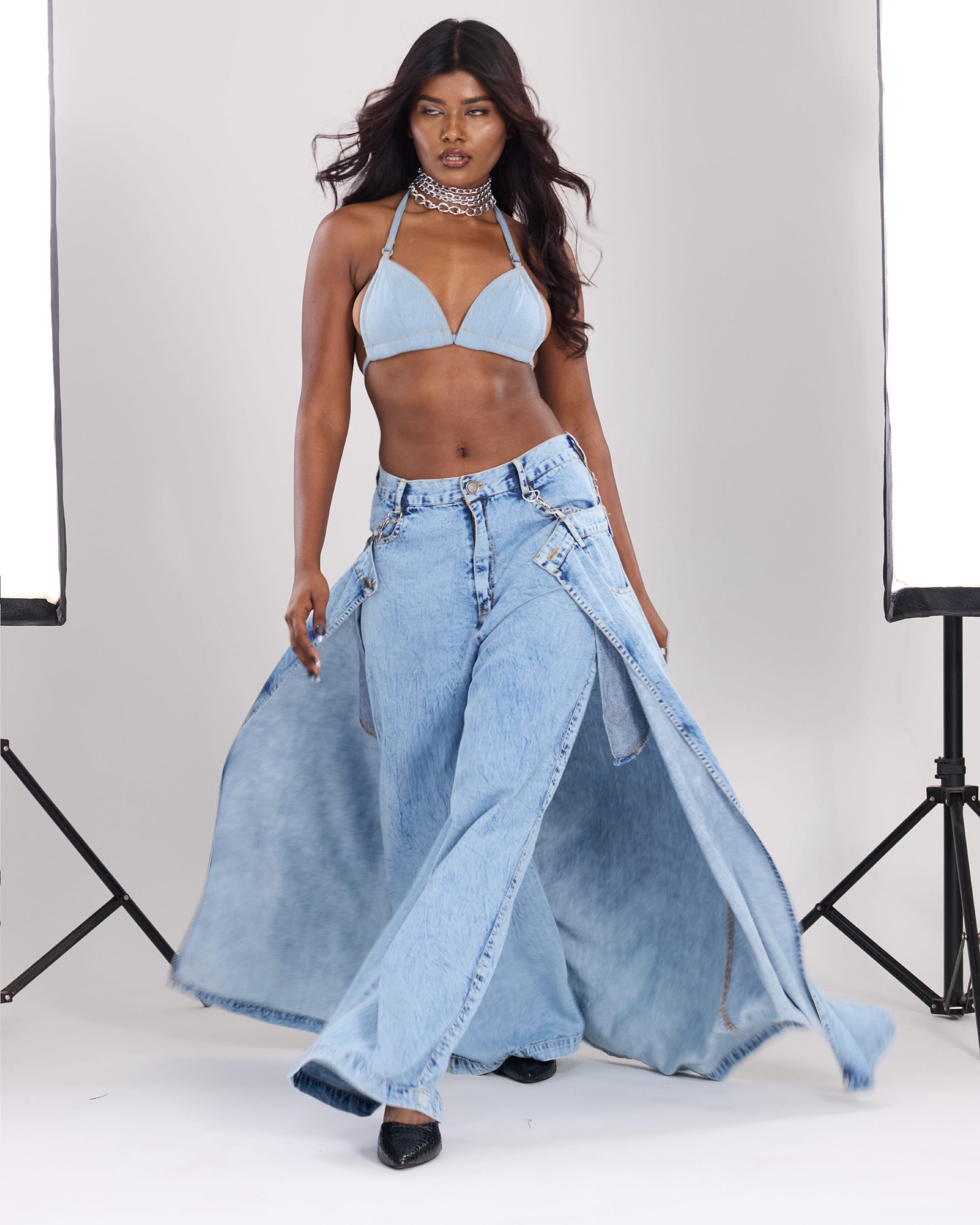 Midi skirt Denim