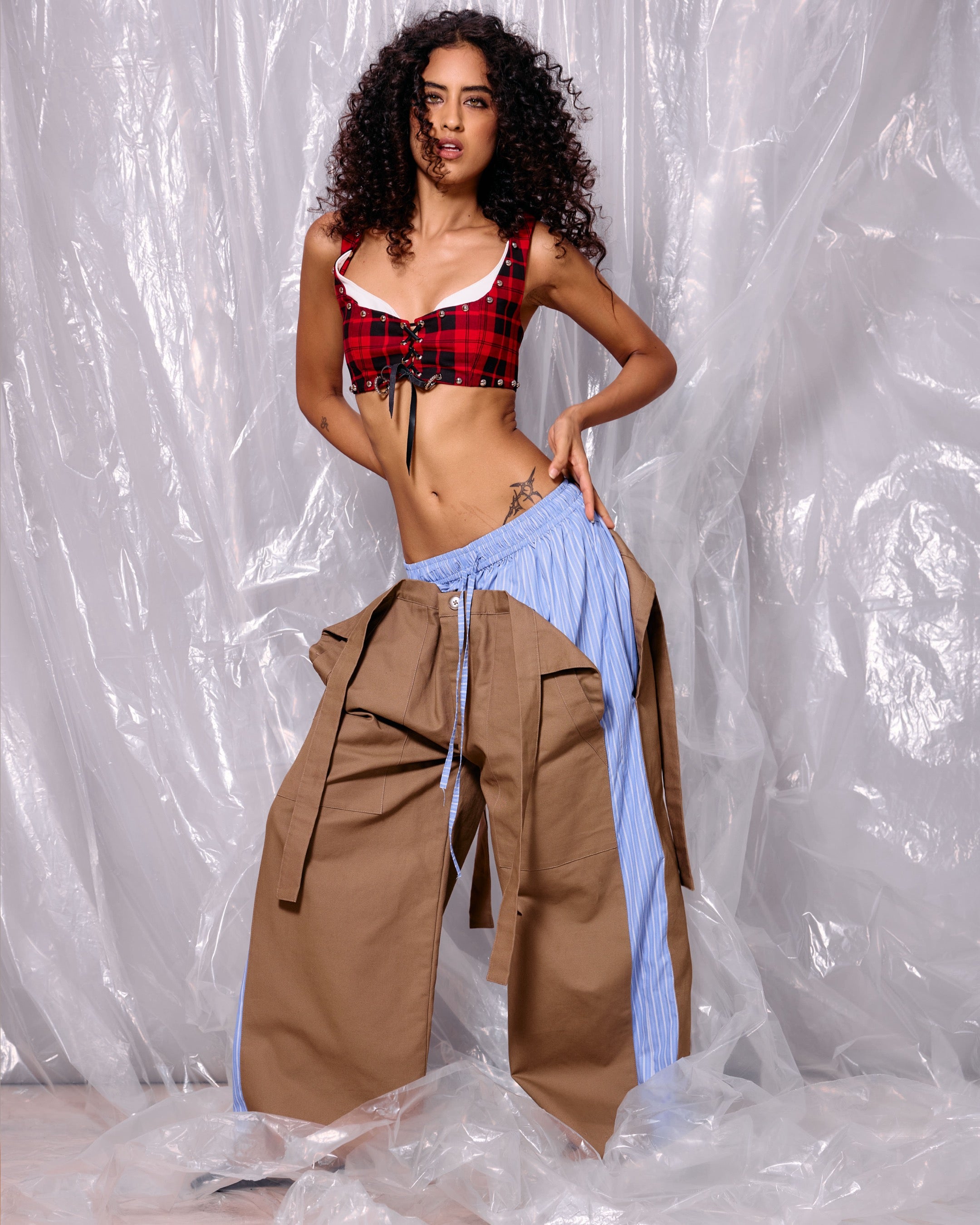 Lea Deconstructed Utility Pants