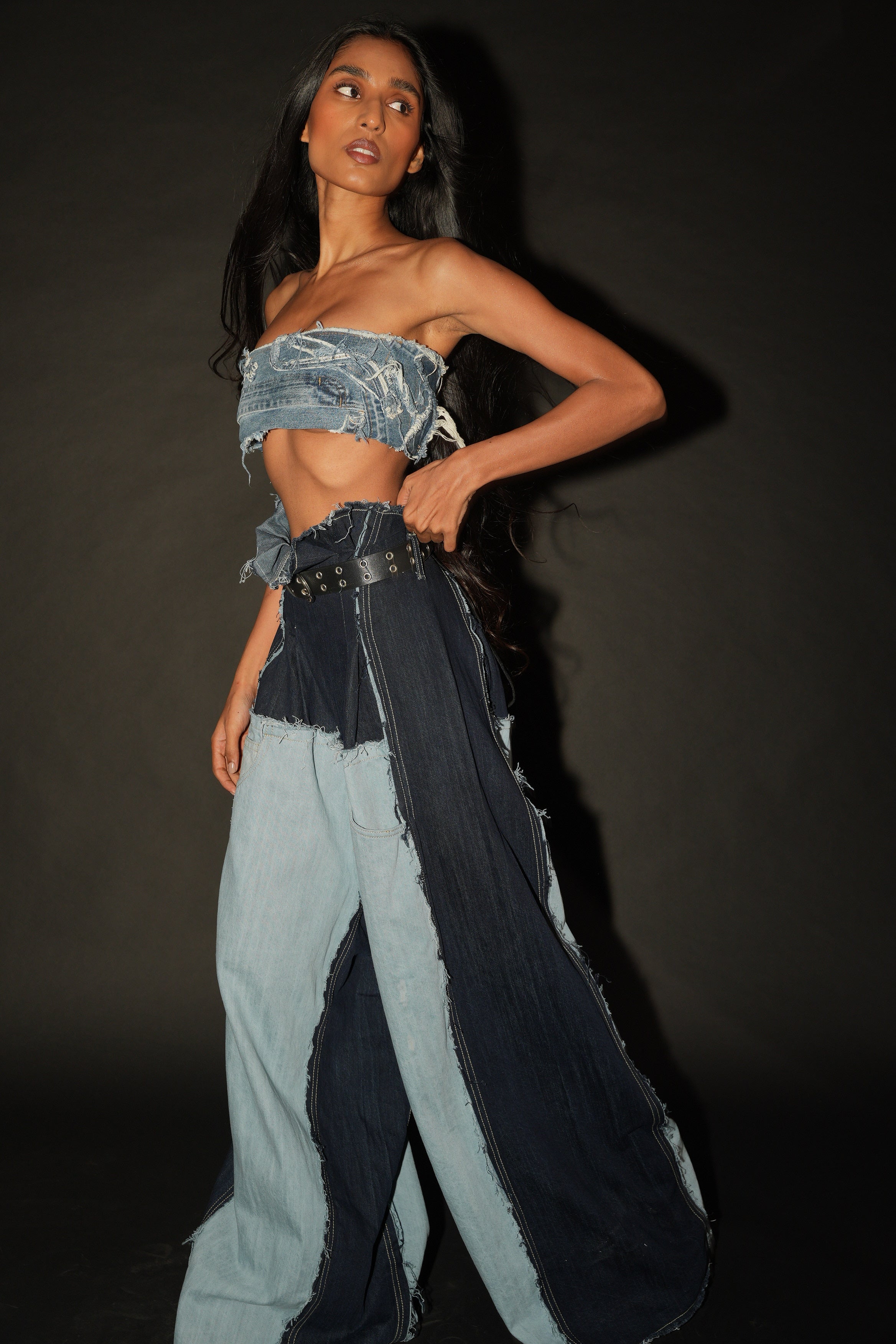 Georgie Corset Denim