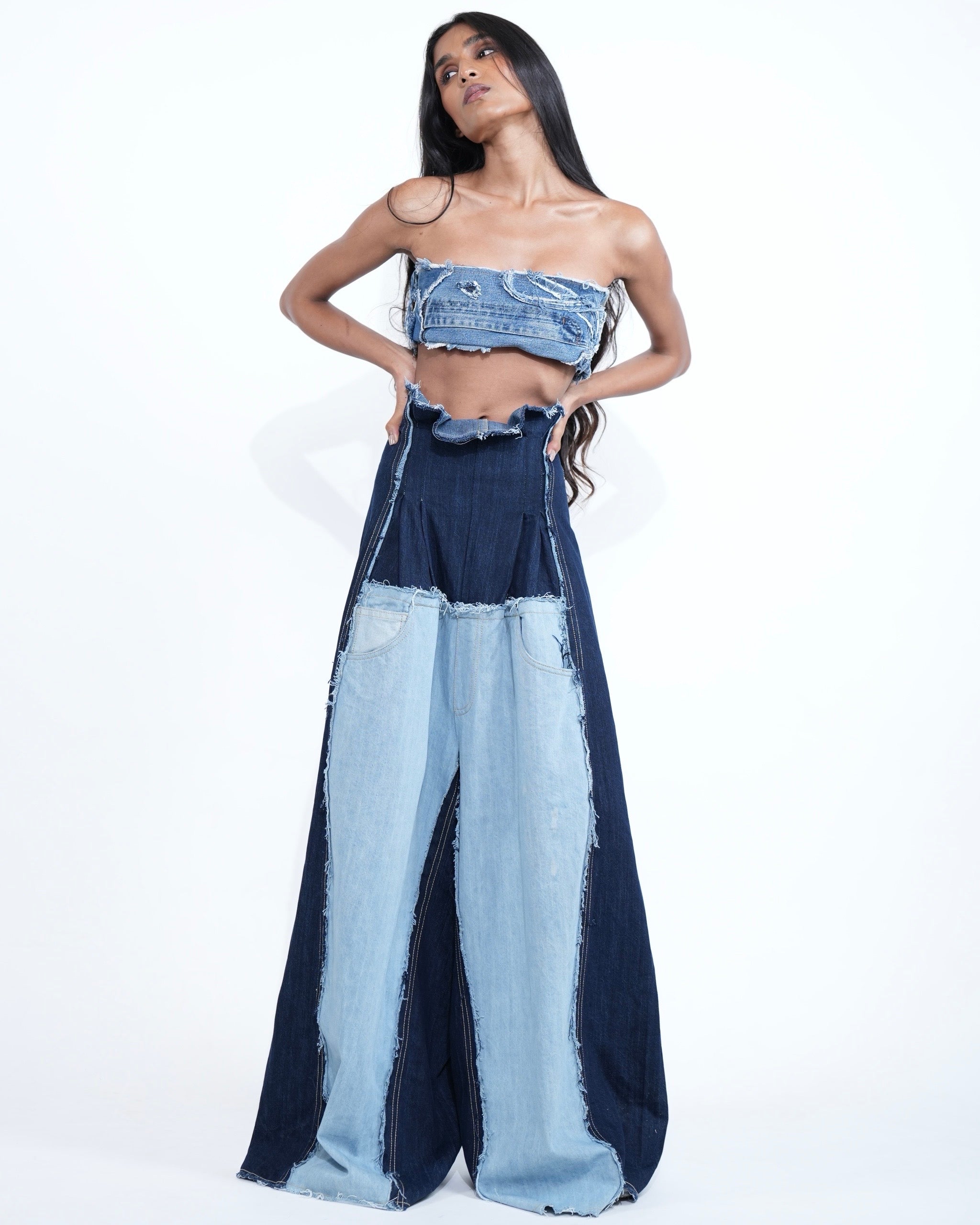 Georgie Corset Denim