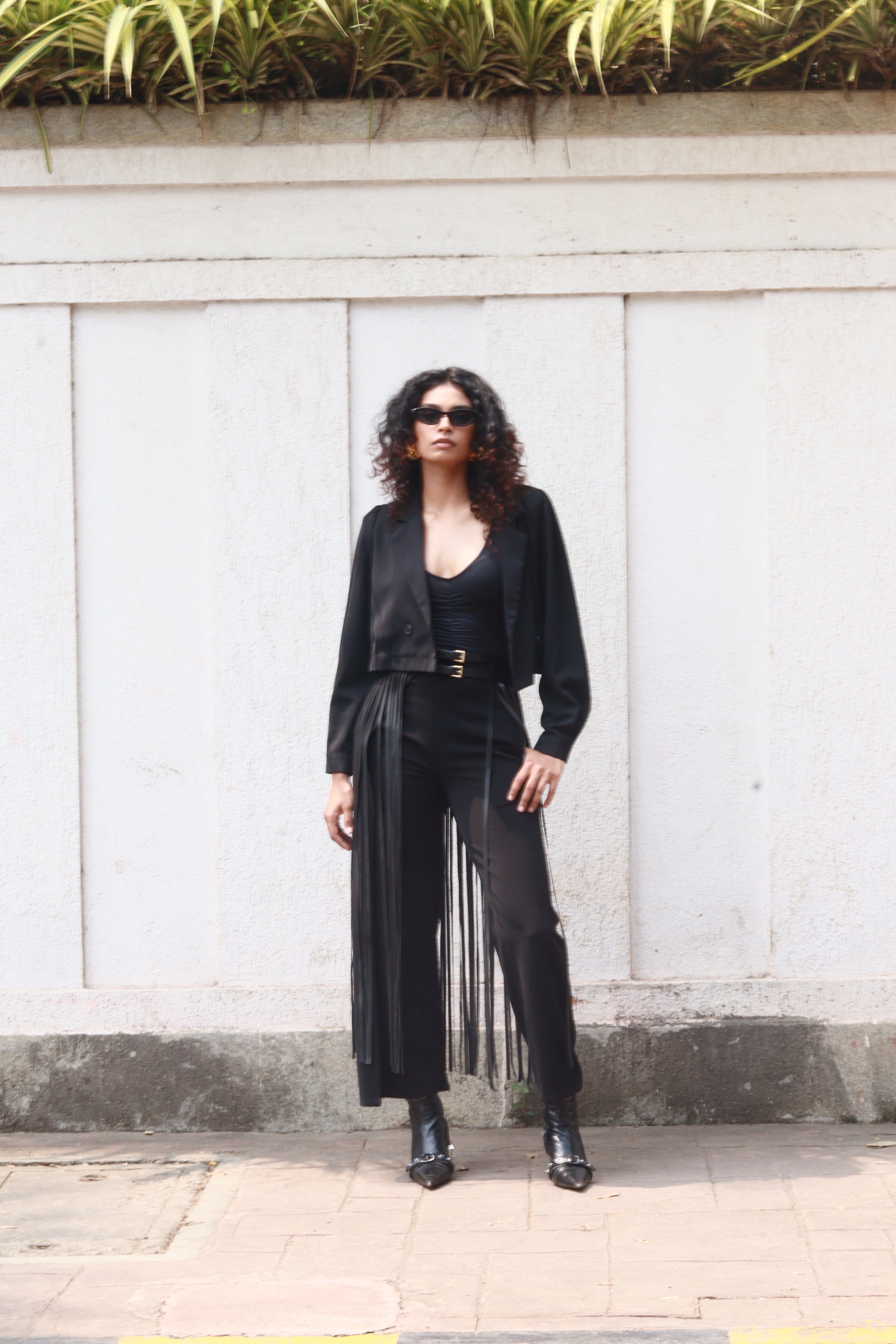 Midnight Fringe Belt