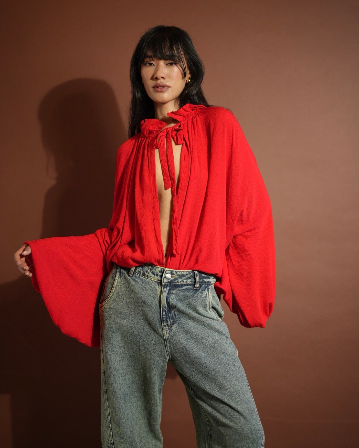 Rayon Volume Shirt