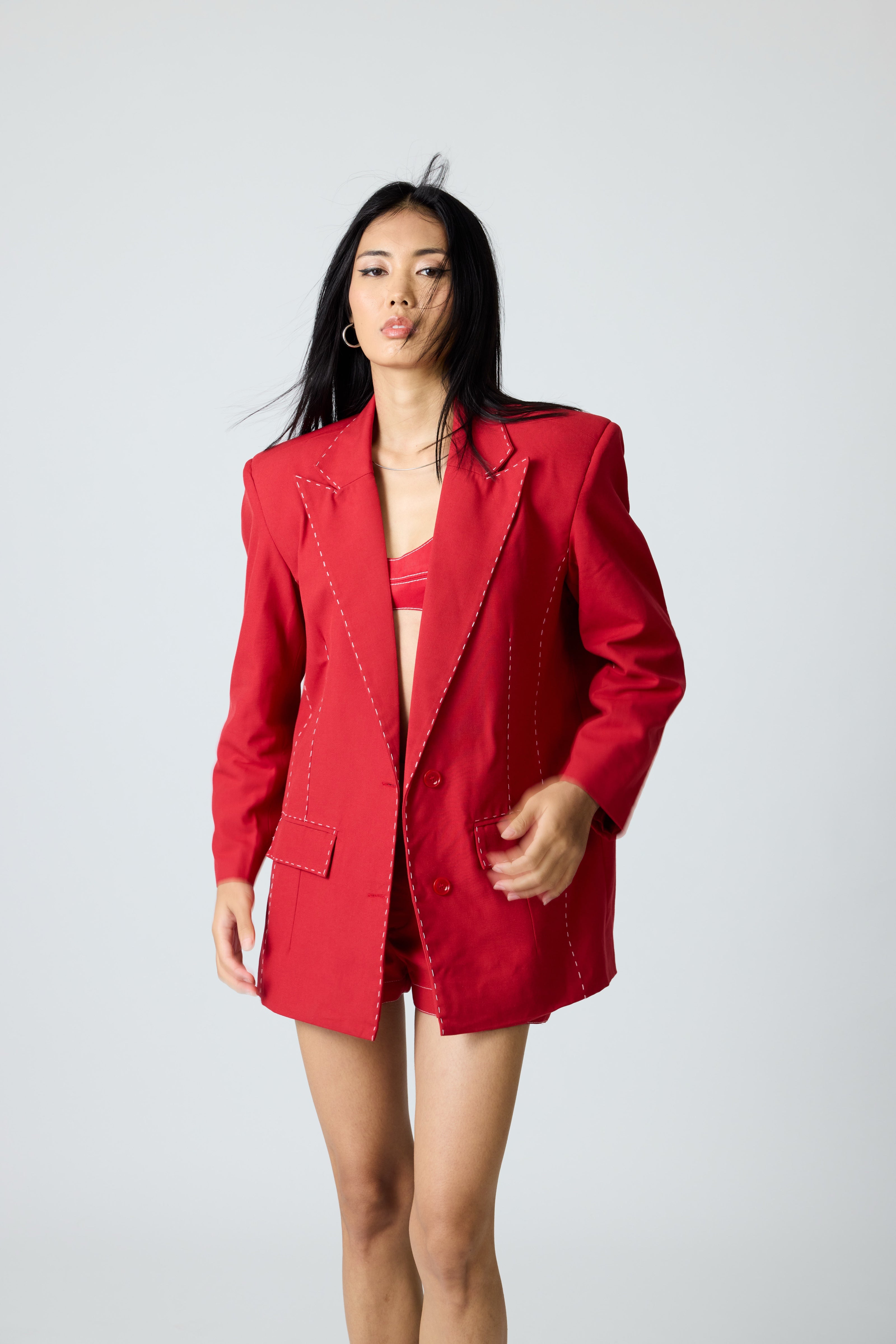 Erryn Red Blazer