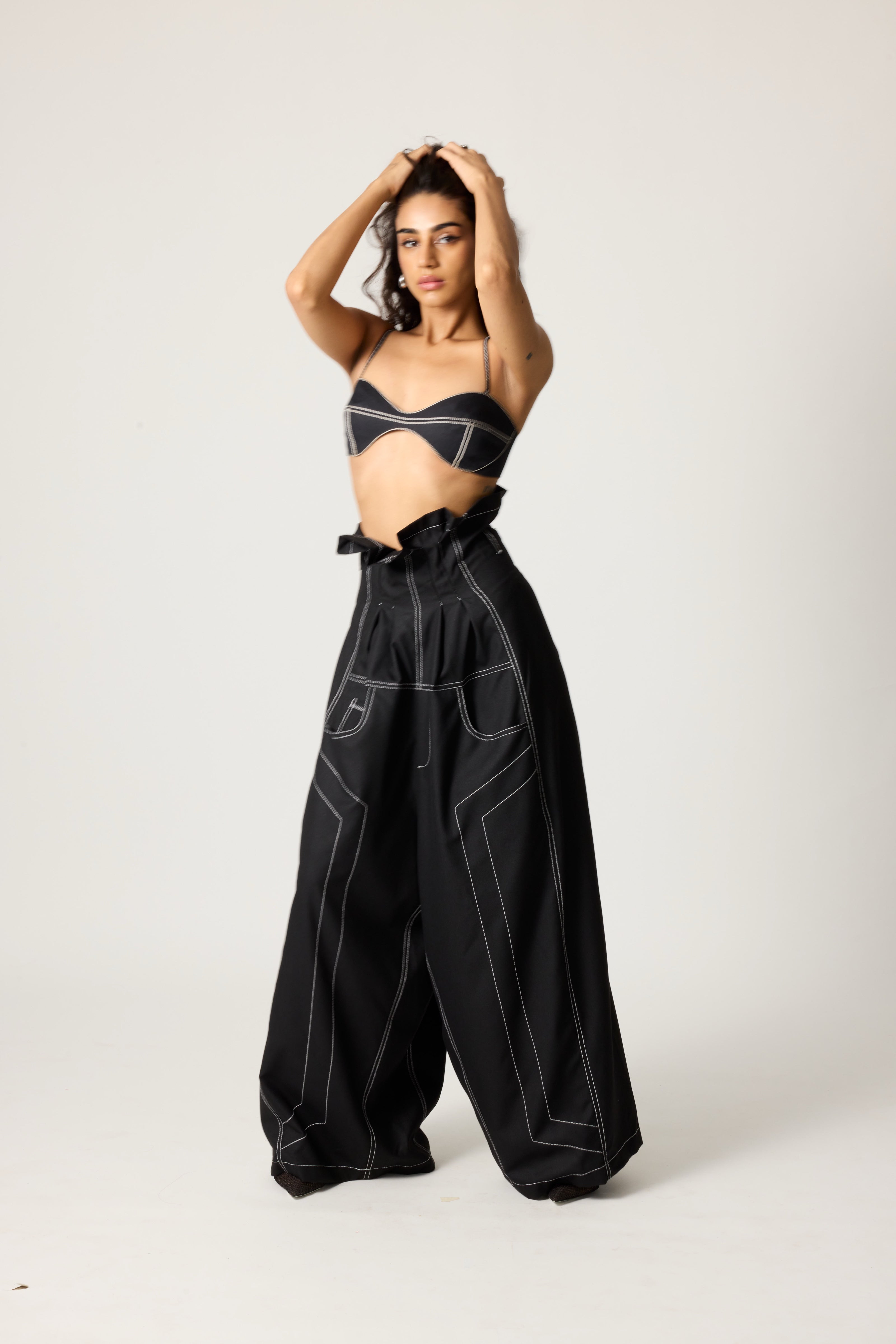 Erryn Black Georgie Corset Denim