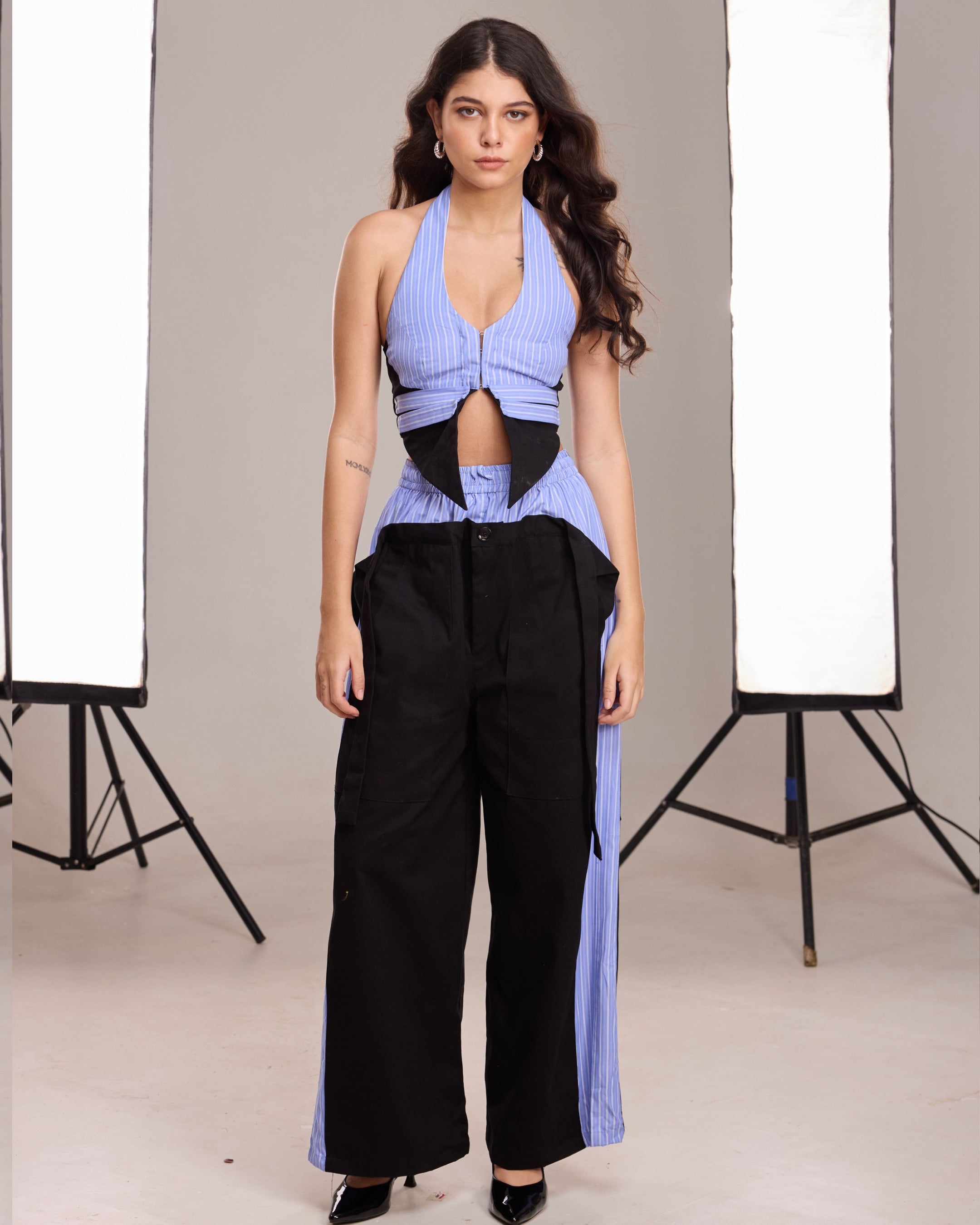 Lea Deconstructed Utility Pants