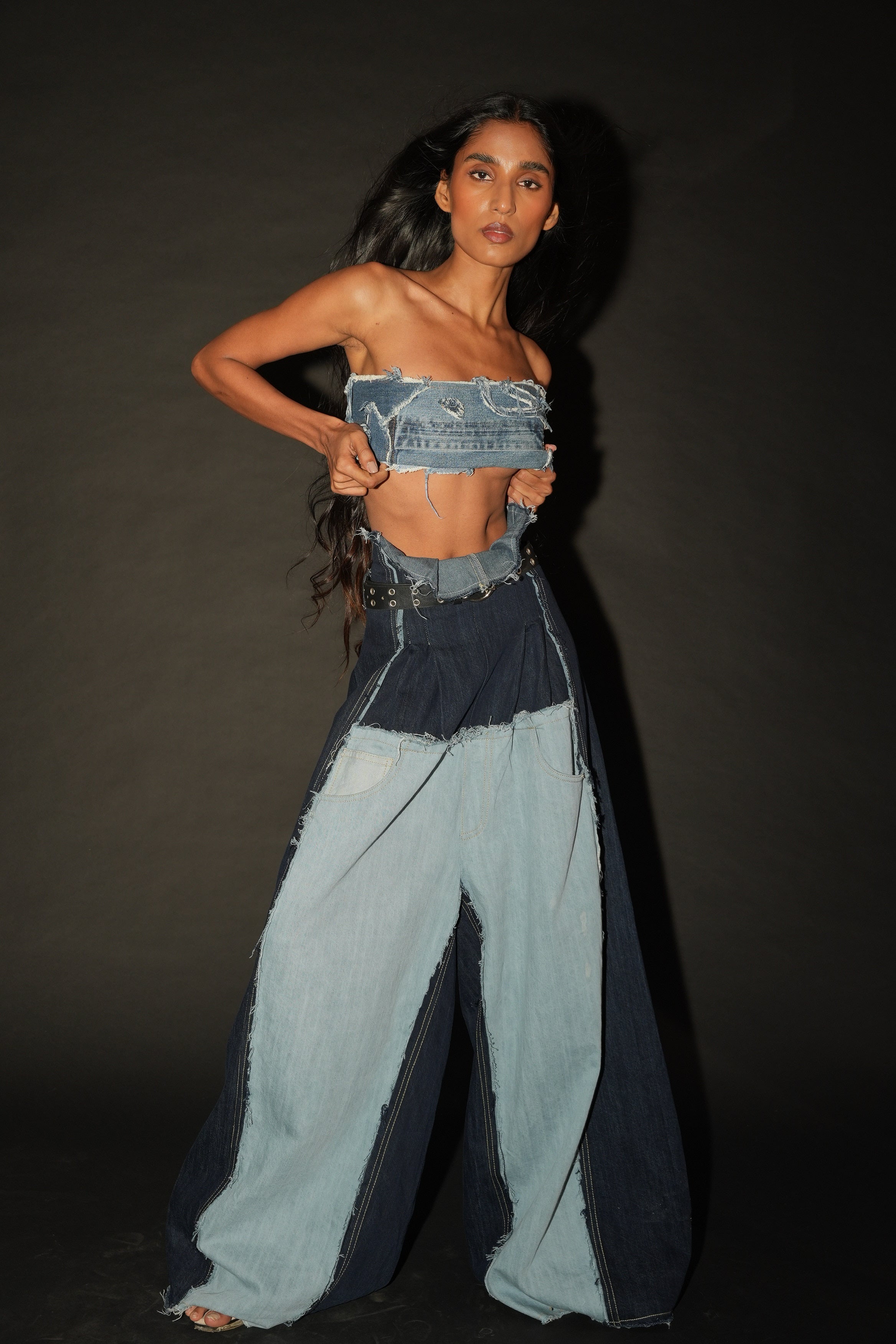 Georgie Corset Denim