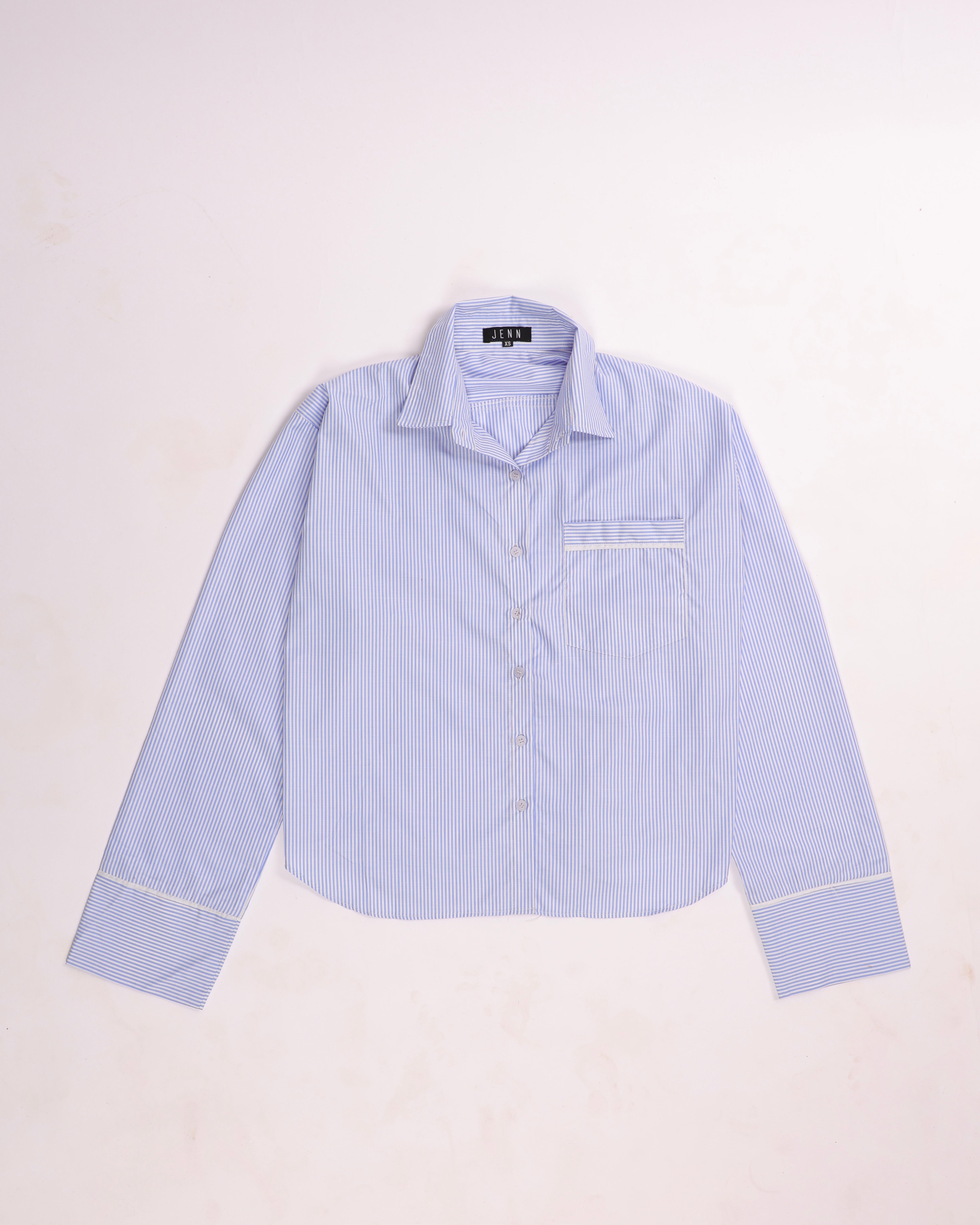 Everly Pinstripe Nightsuit (Blue)