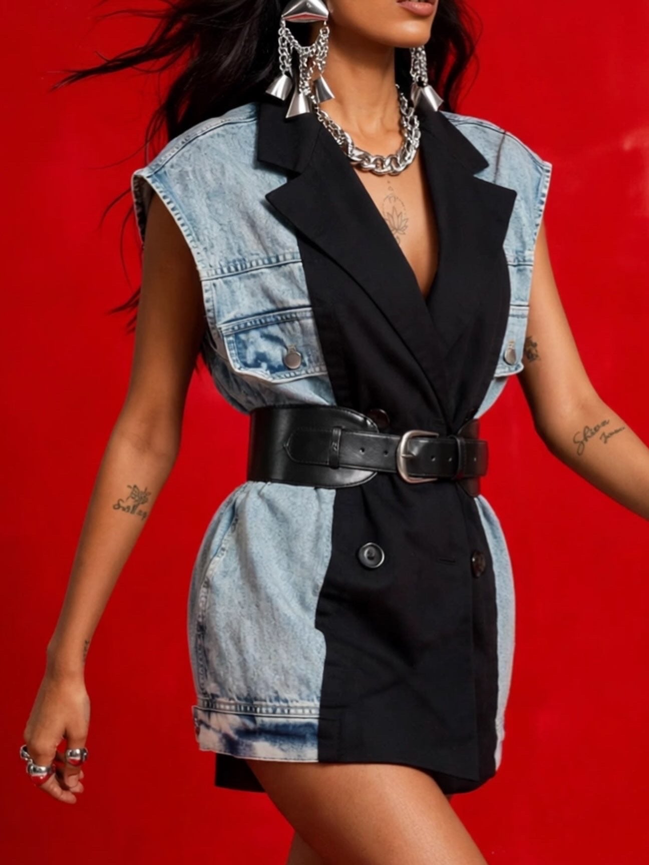 Dual Denim vest
