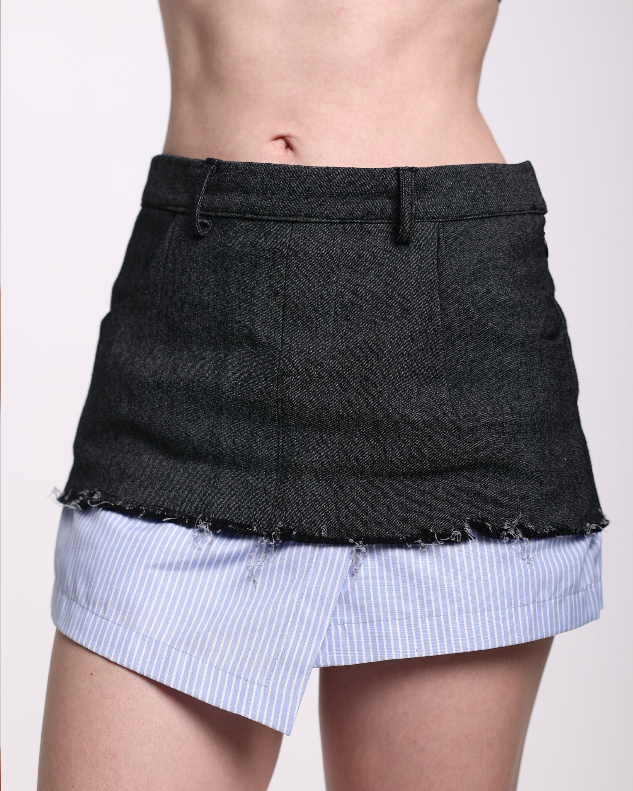 Blue Pinstripe Skort – Elegant and Functional Pinstripe Design