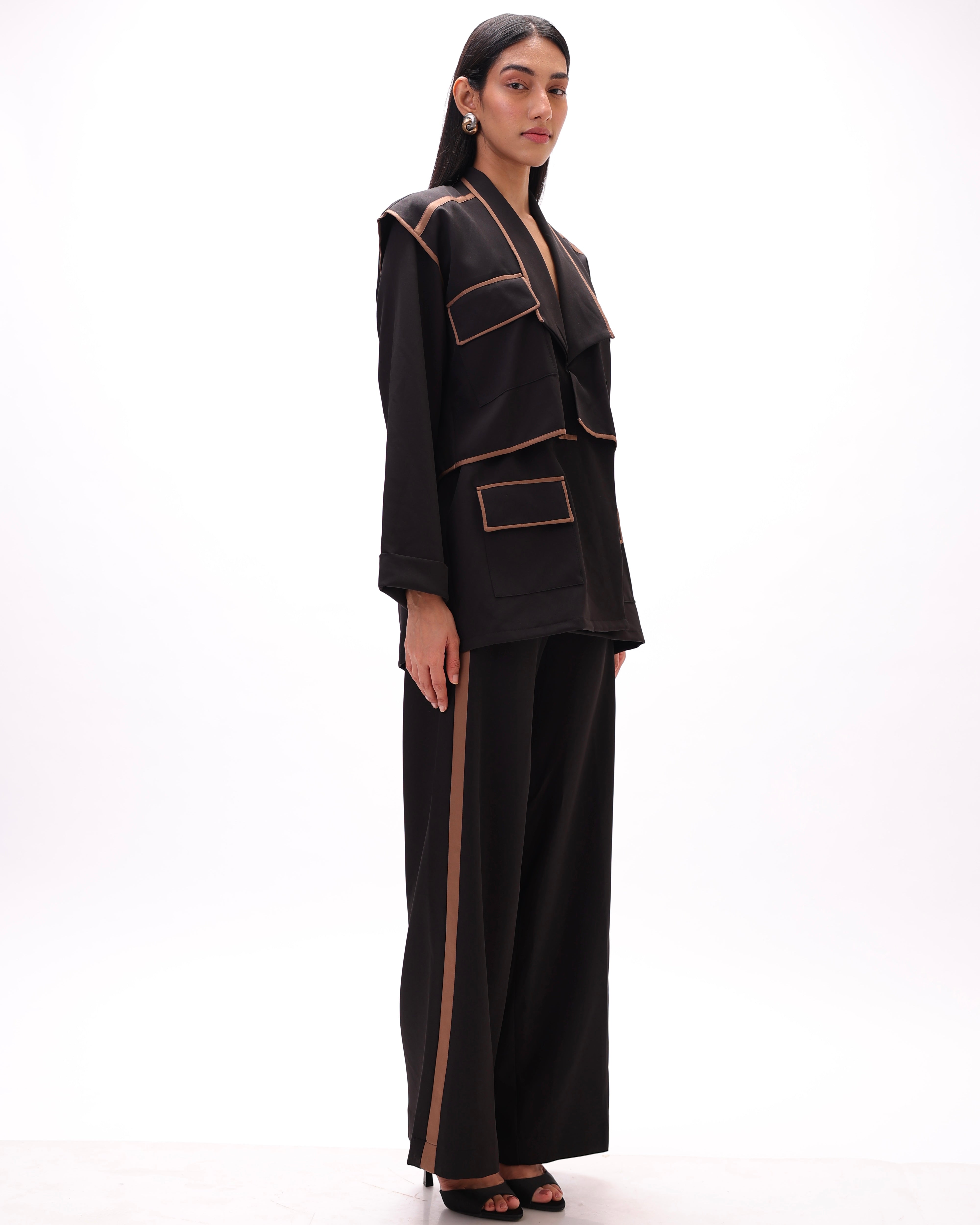 Black Denice Pant