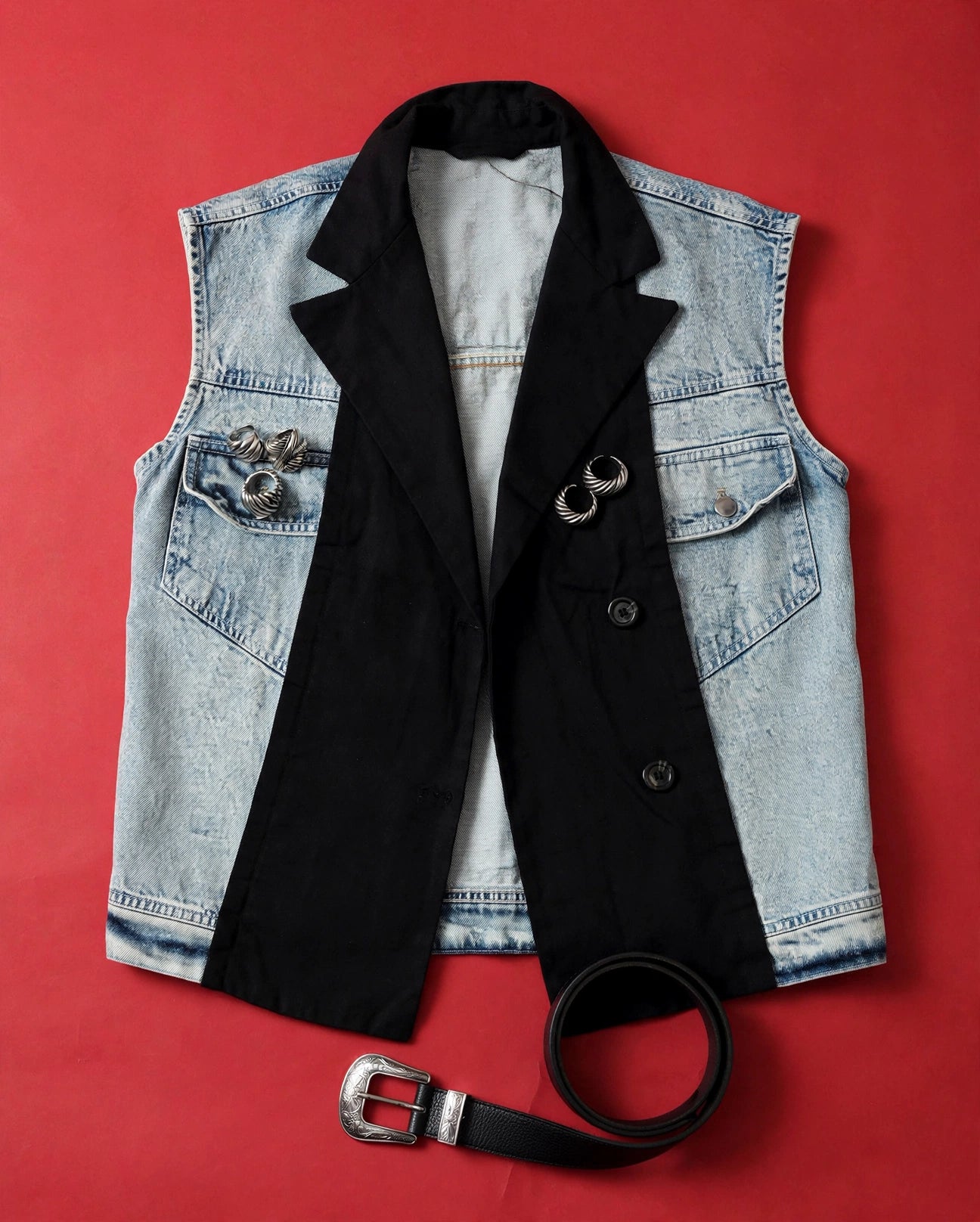 Dual Denim vest