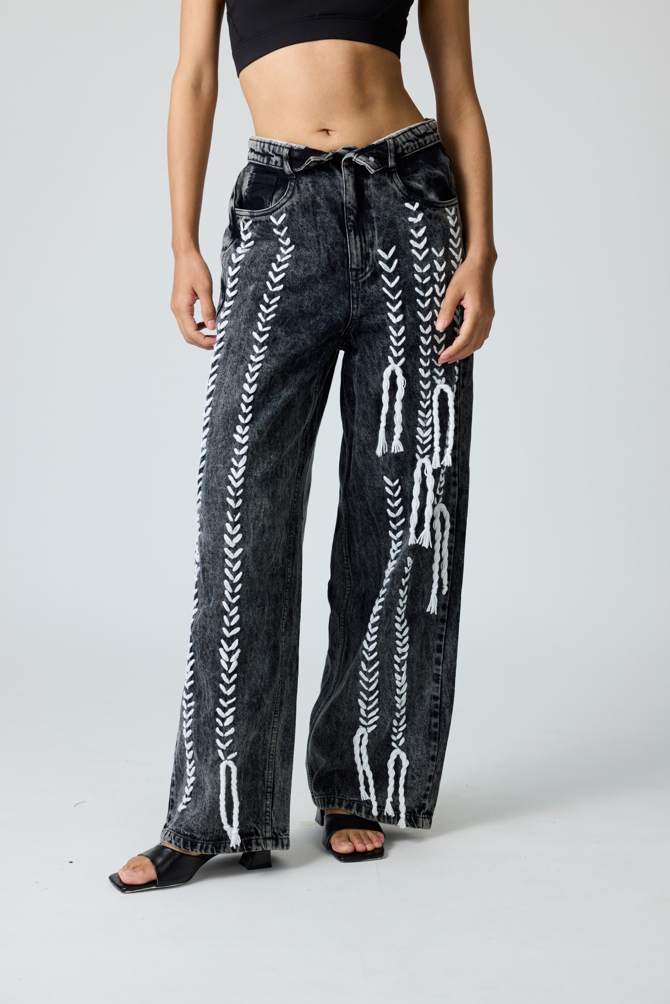 Embroidered Denim