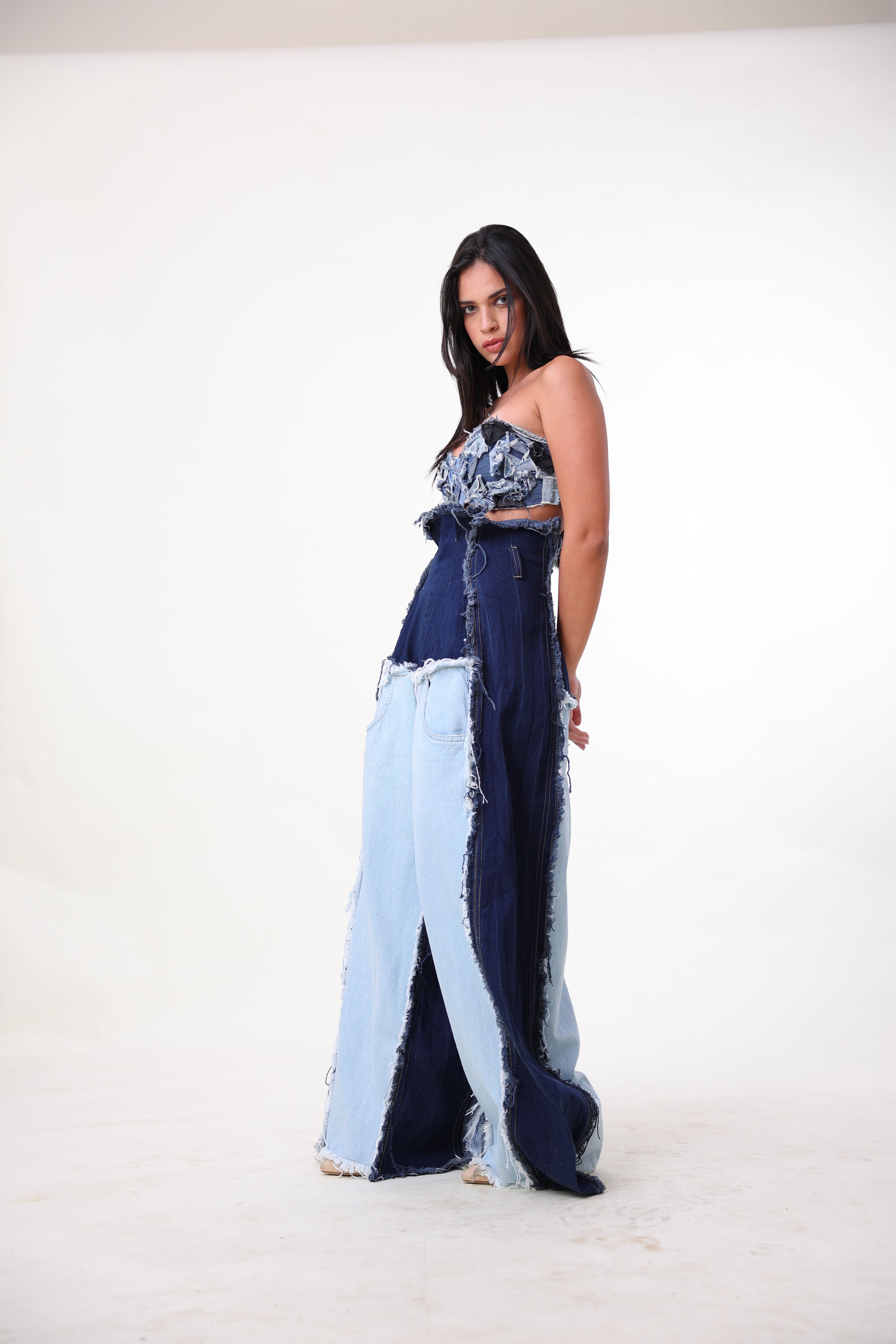 Georgie Corset Denim
