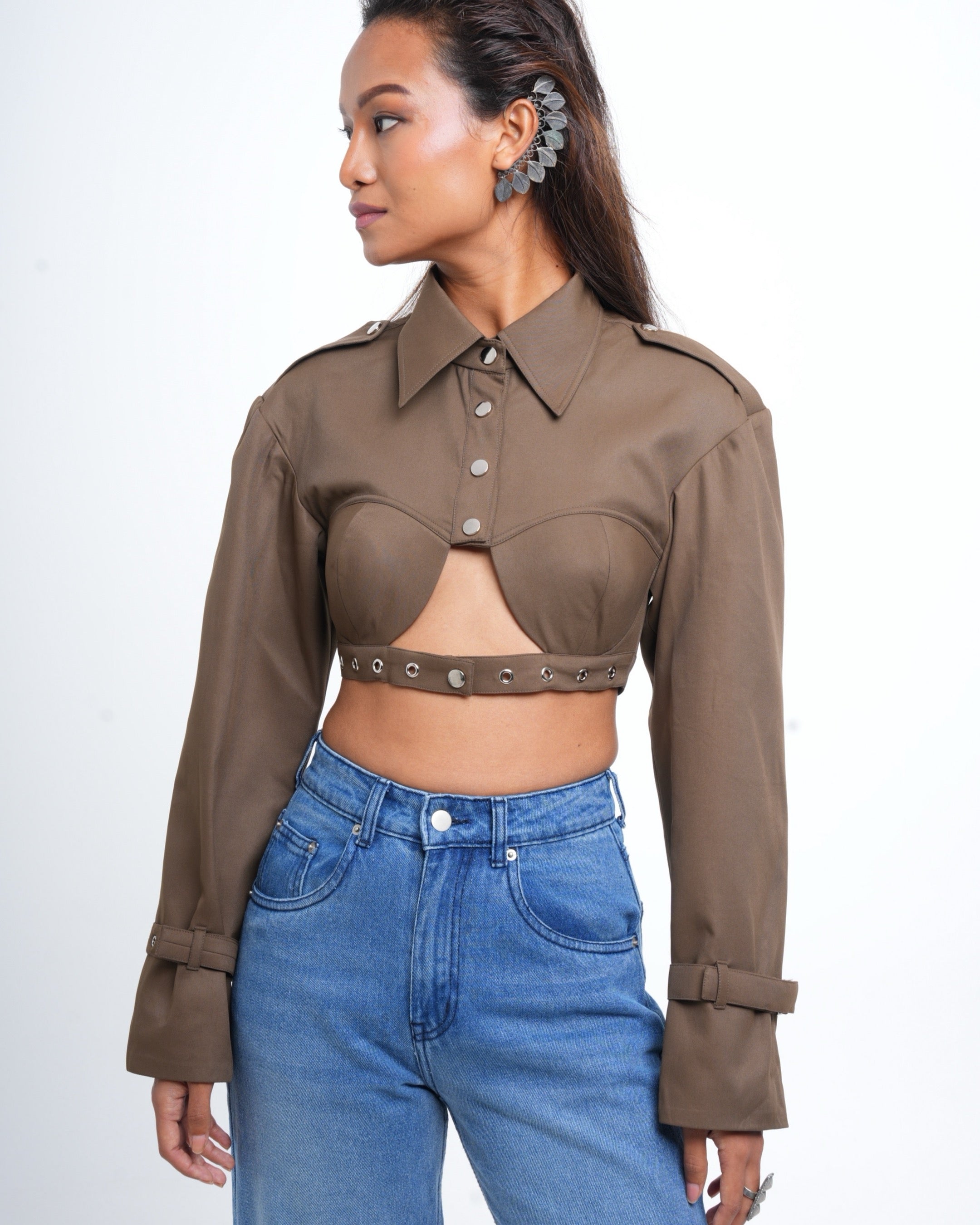 Lydia Crop Shirt