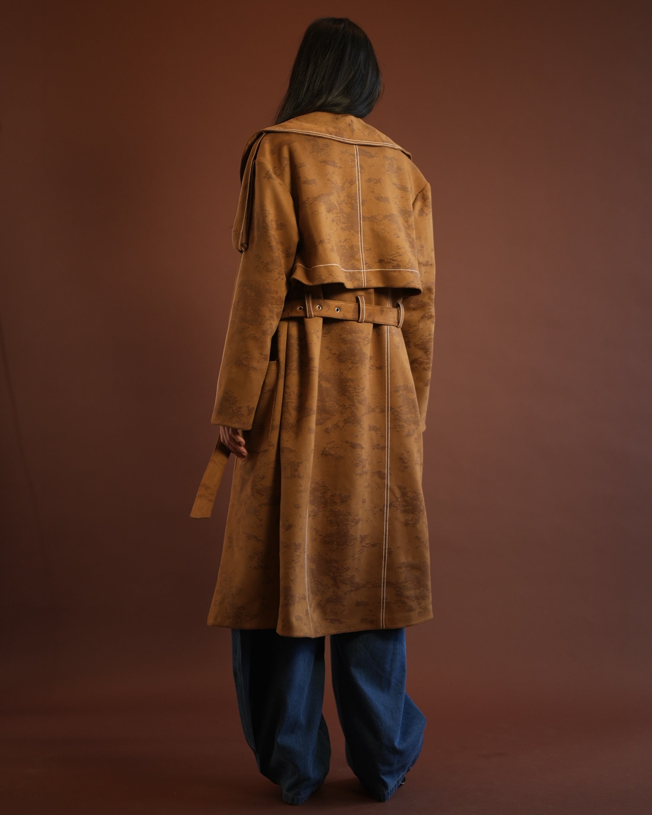 Suede Trenchcoat
