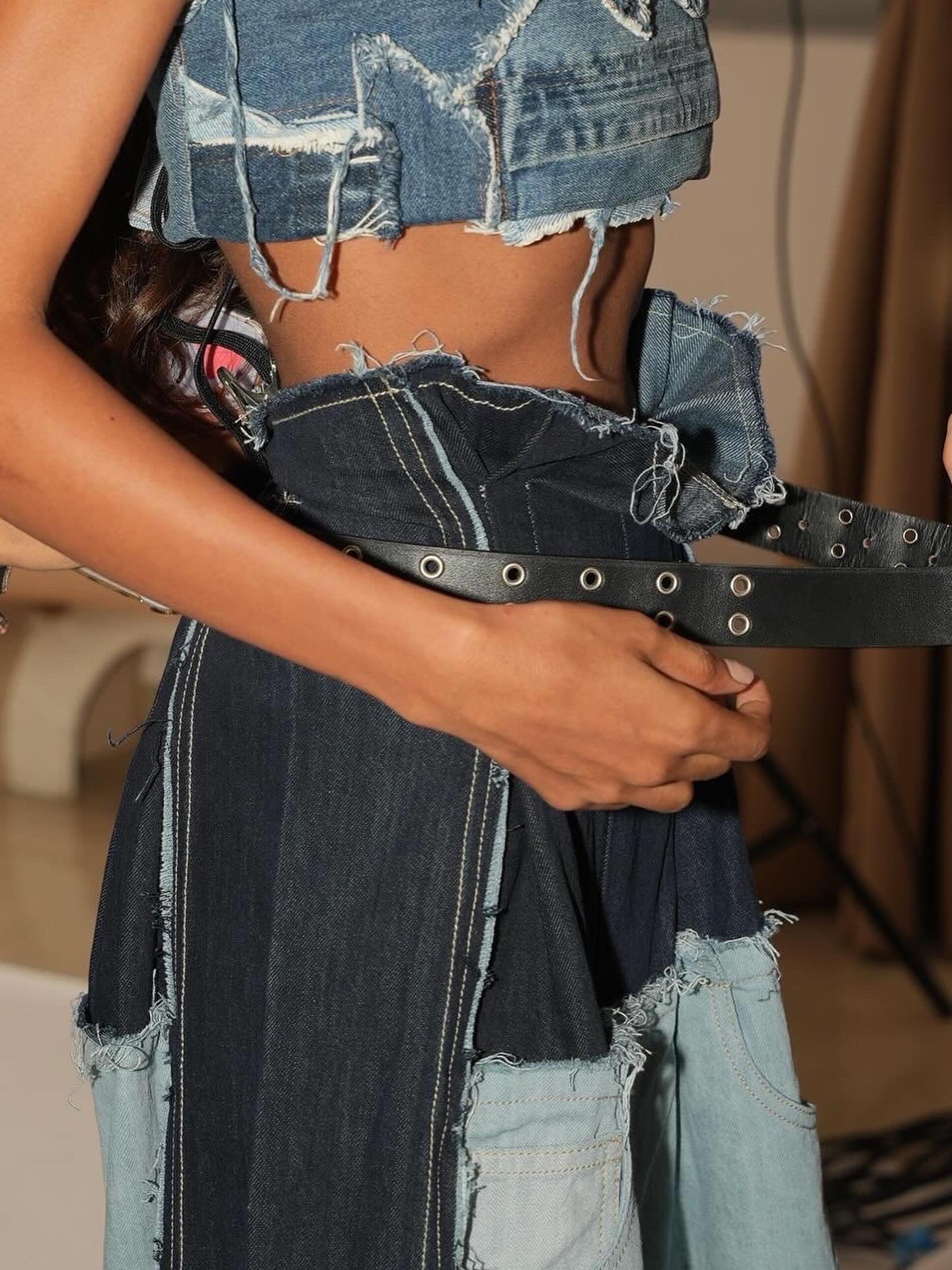 Georgie Corset Denim