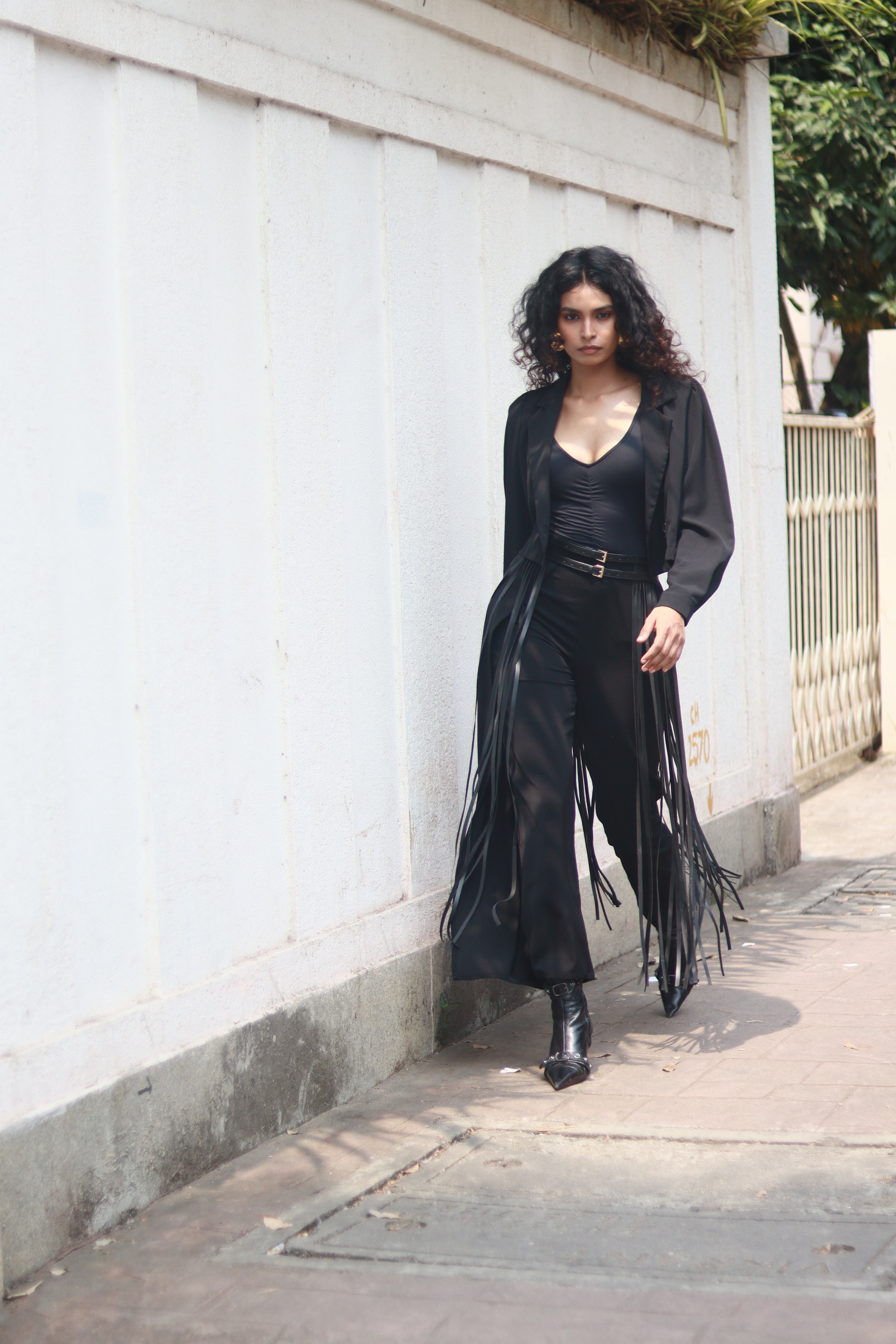 Midnight Fringe Belt