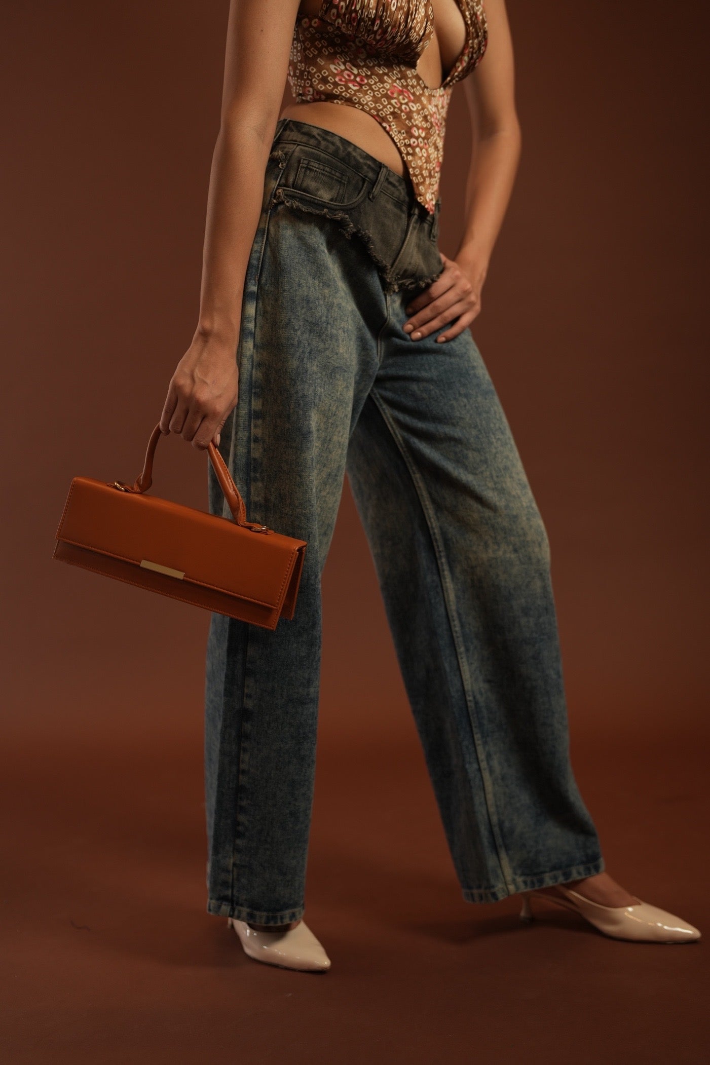 Terra Box Bag - Tan