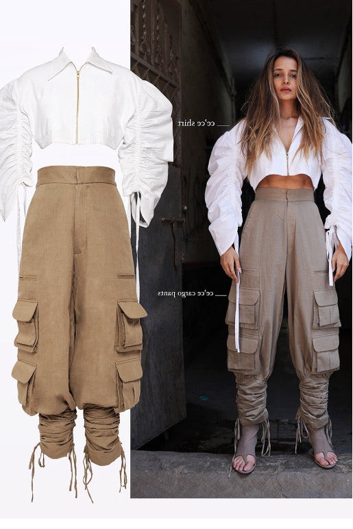Ce'ce Linen Cargo Pants