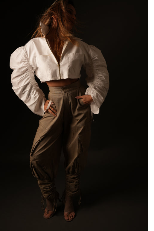 Ce'ce Linen Cargo Pants