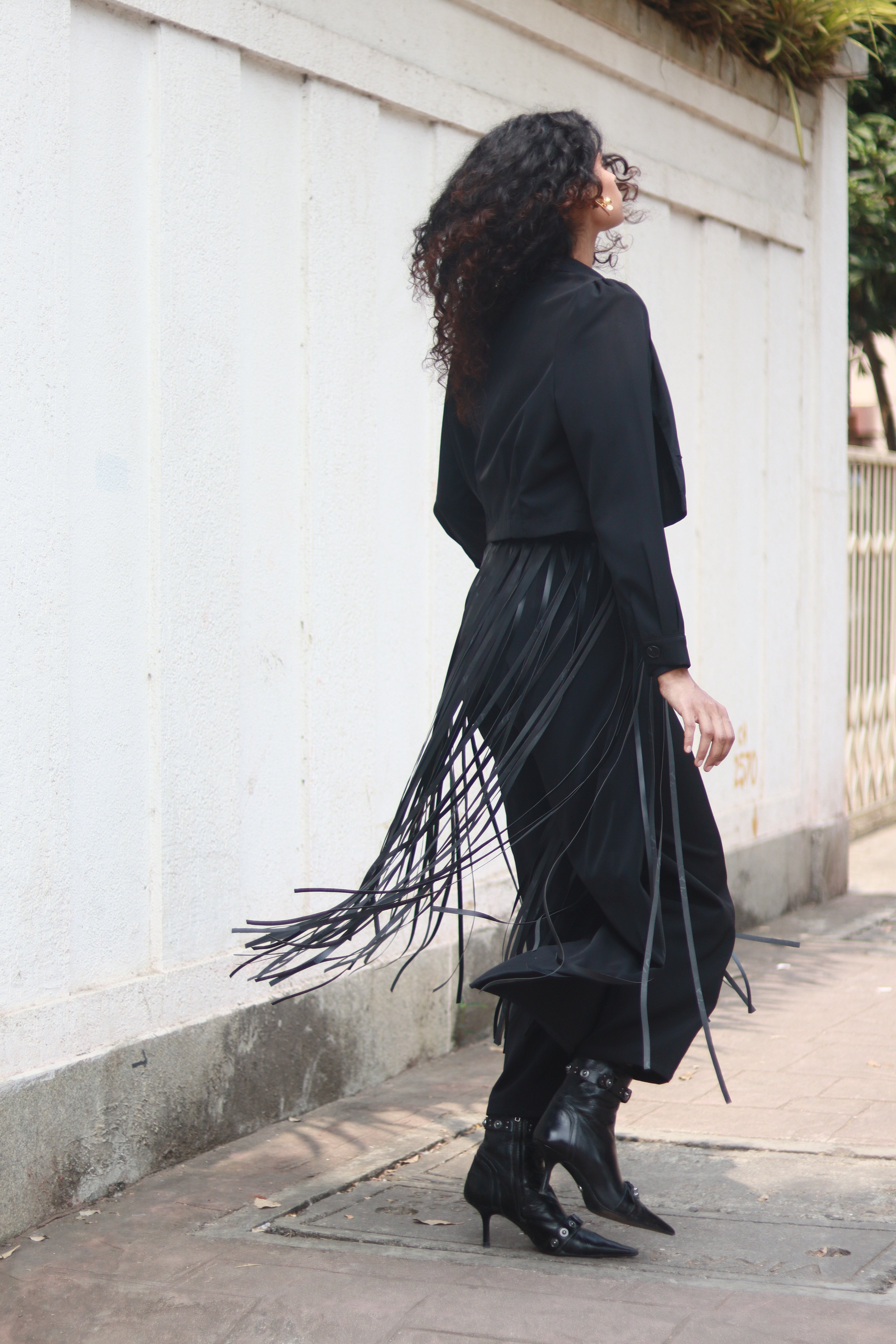 Midnight Fringe Belt