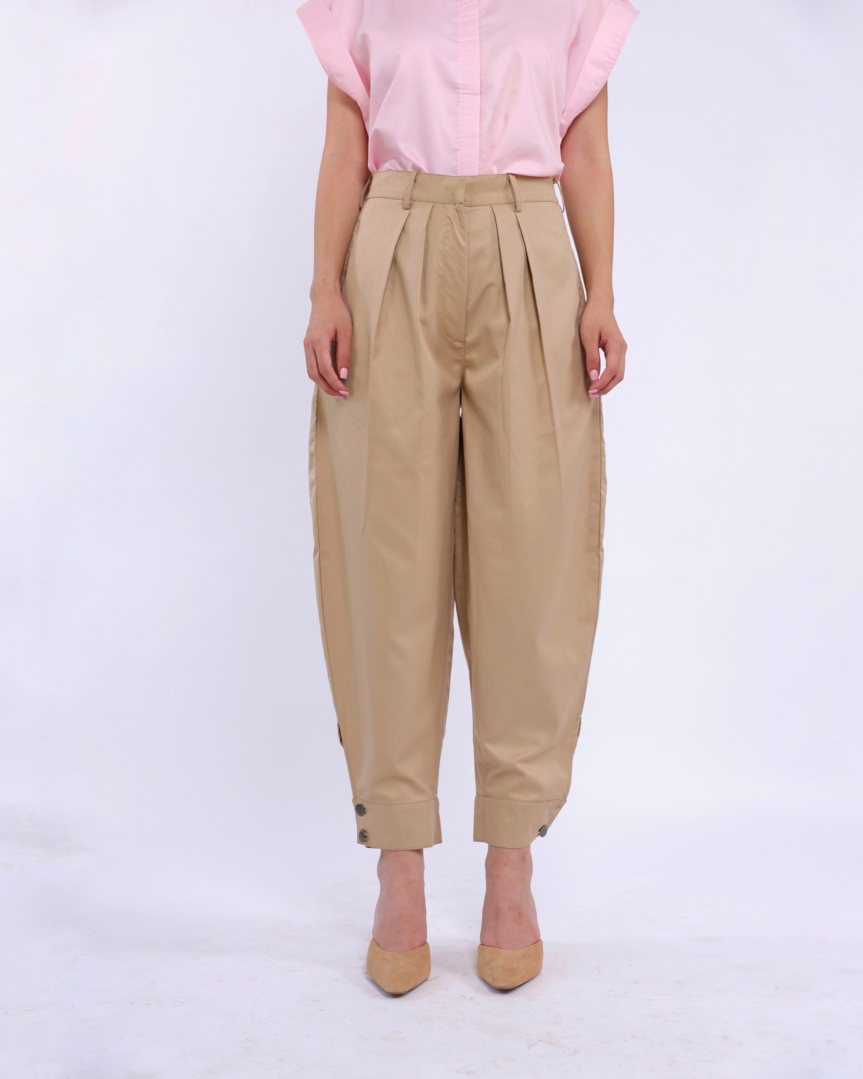 Cora Barrel Fit Trousers
