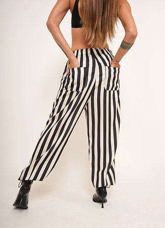 Pinstripe Cargo Pants