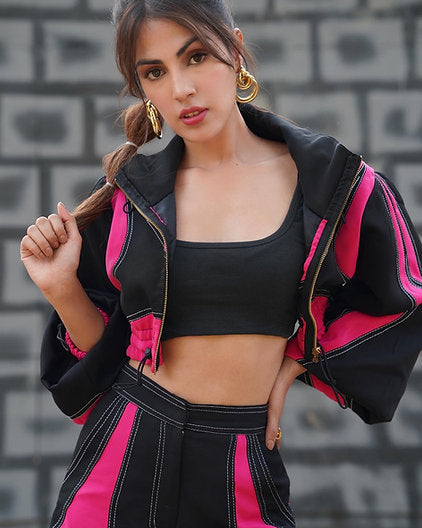 female bomber jacket