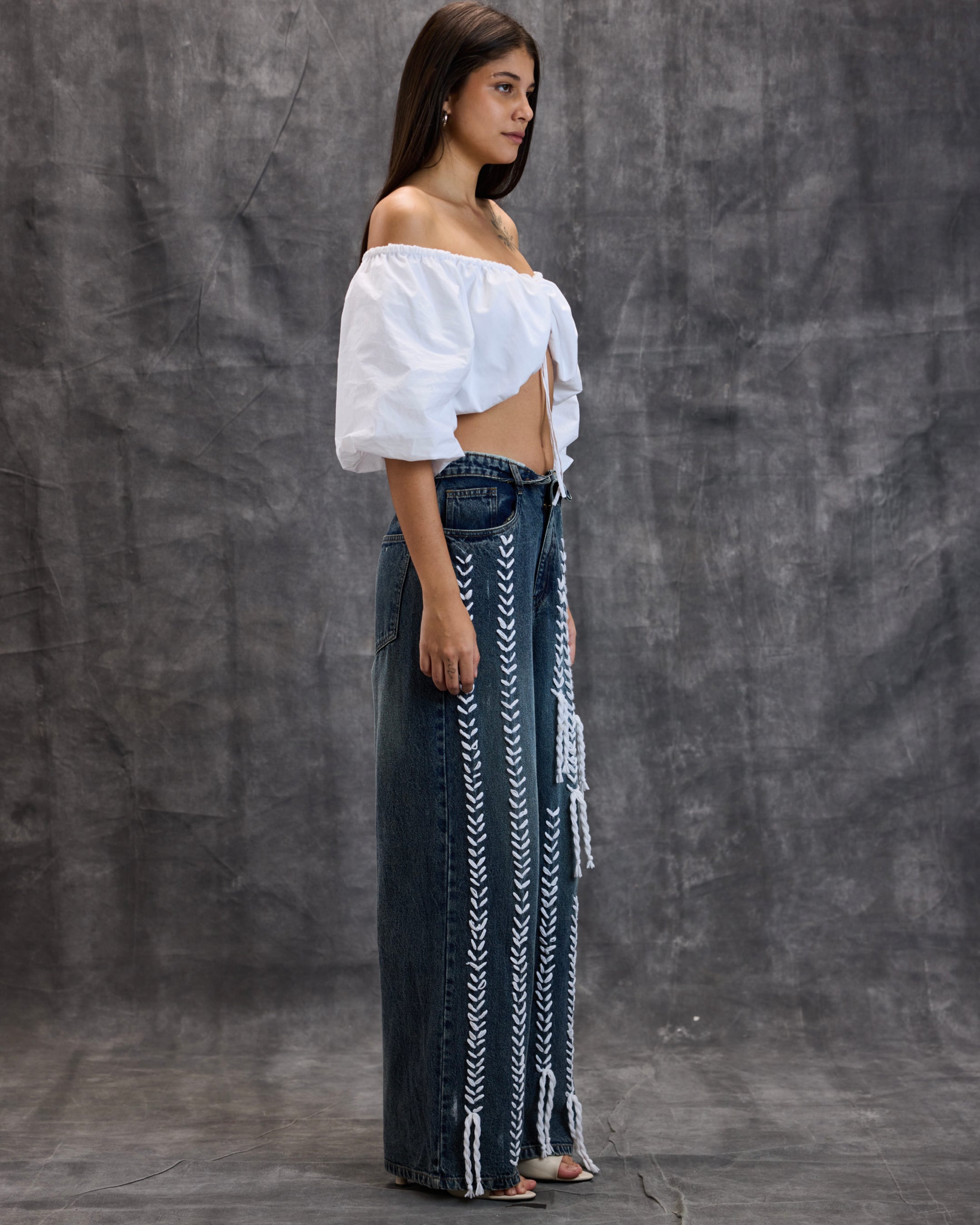 Embroidered Denim
