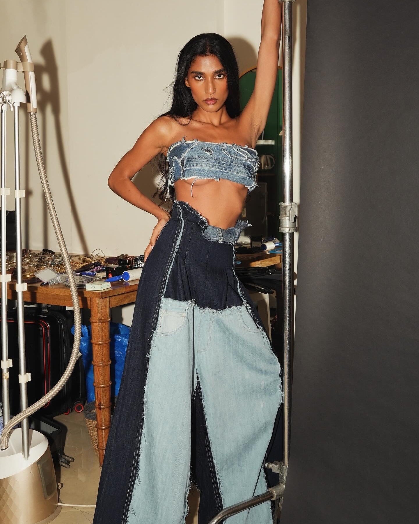 Georgie Corset Denim